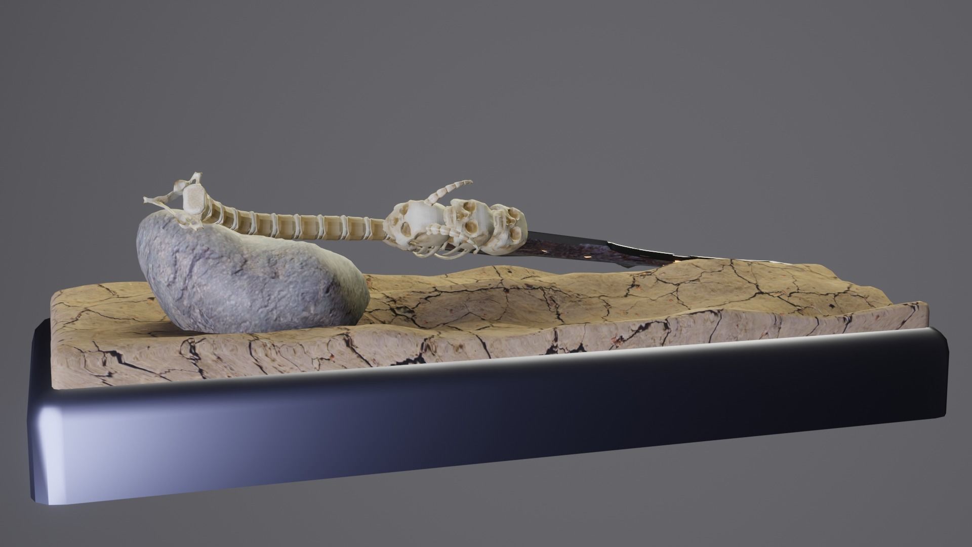 Bone Great Sword 3D model_71