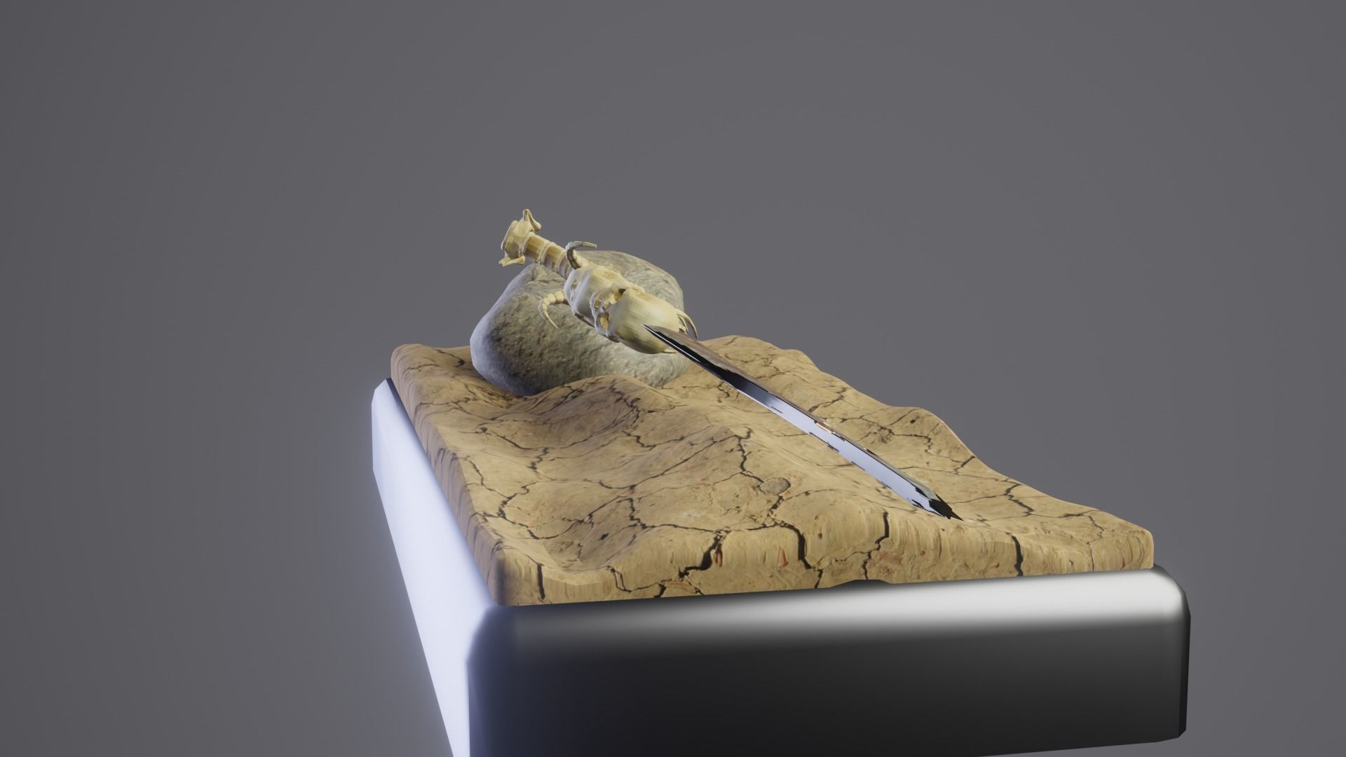 Bone Great Sword 3D model_26