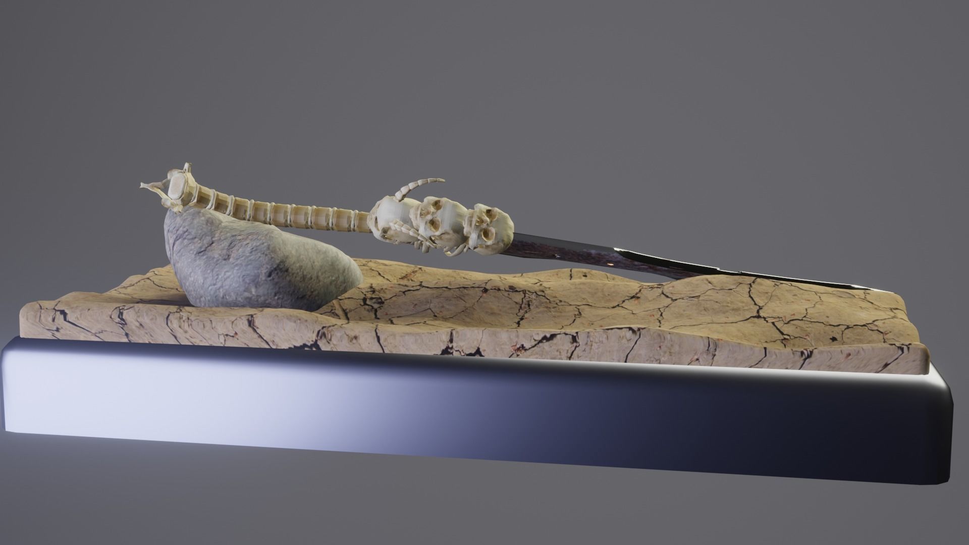 Bone Great Sword 3D model_59