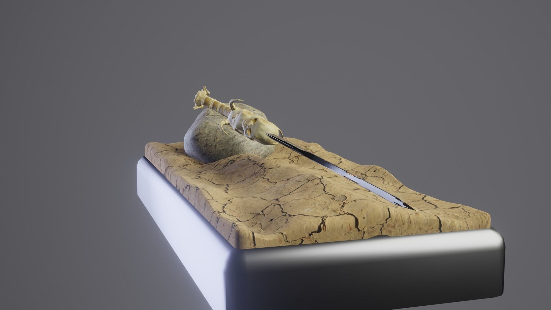 Bone Great Sword 3D model_49