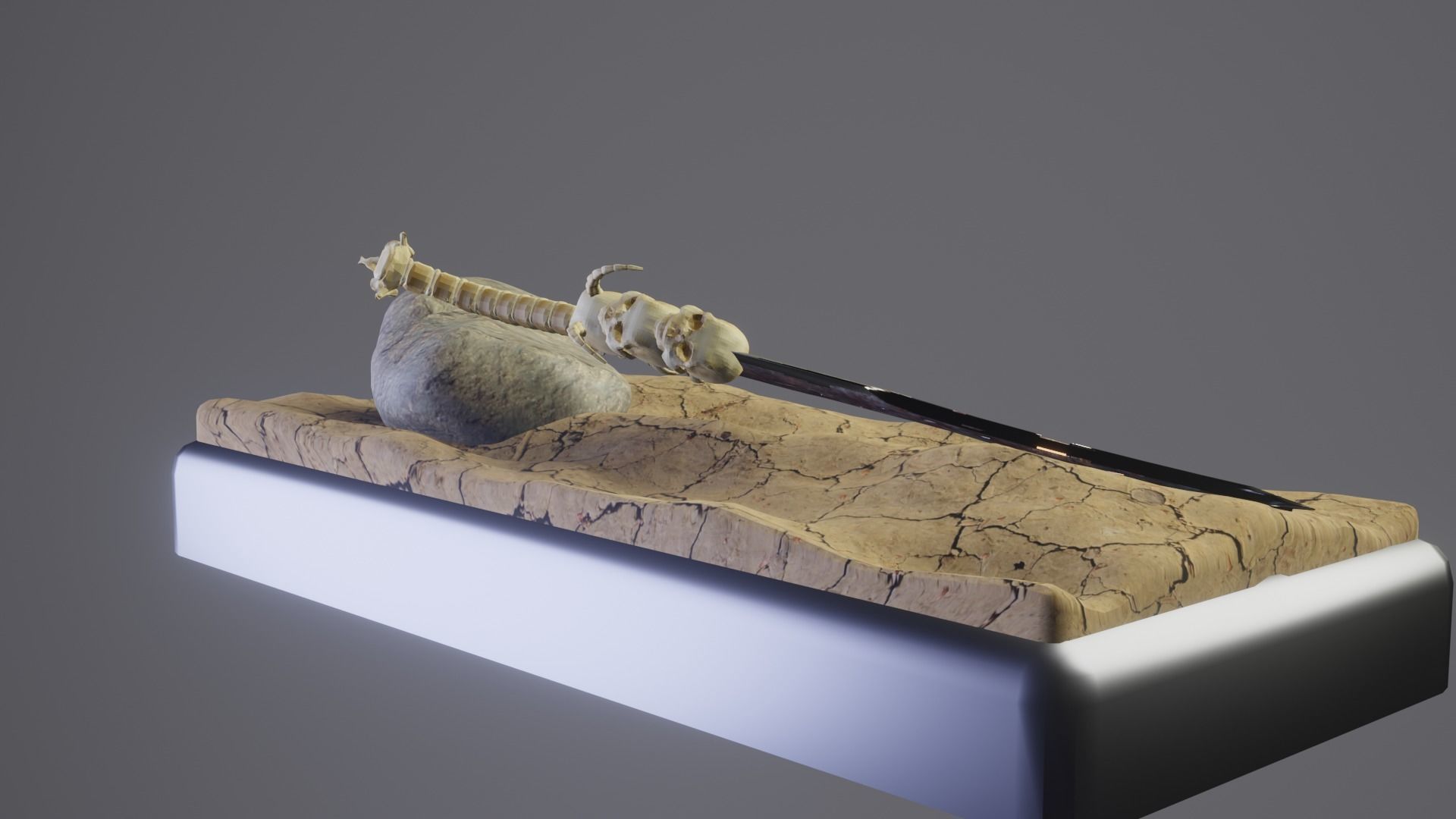 Bone Great Sword 3D model_27