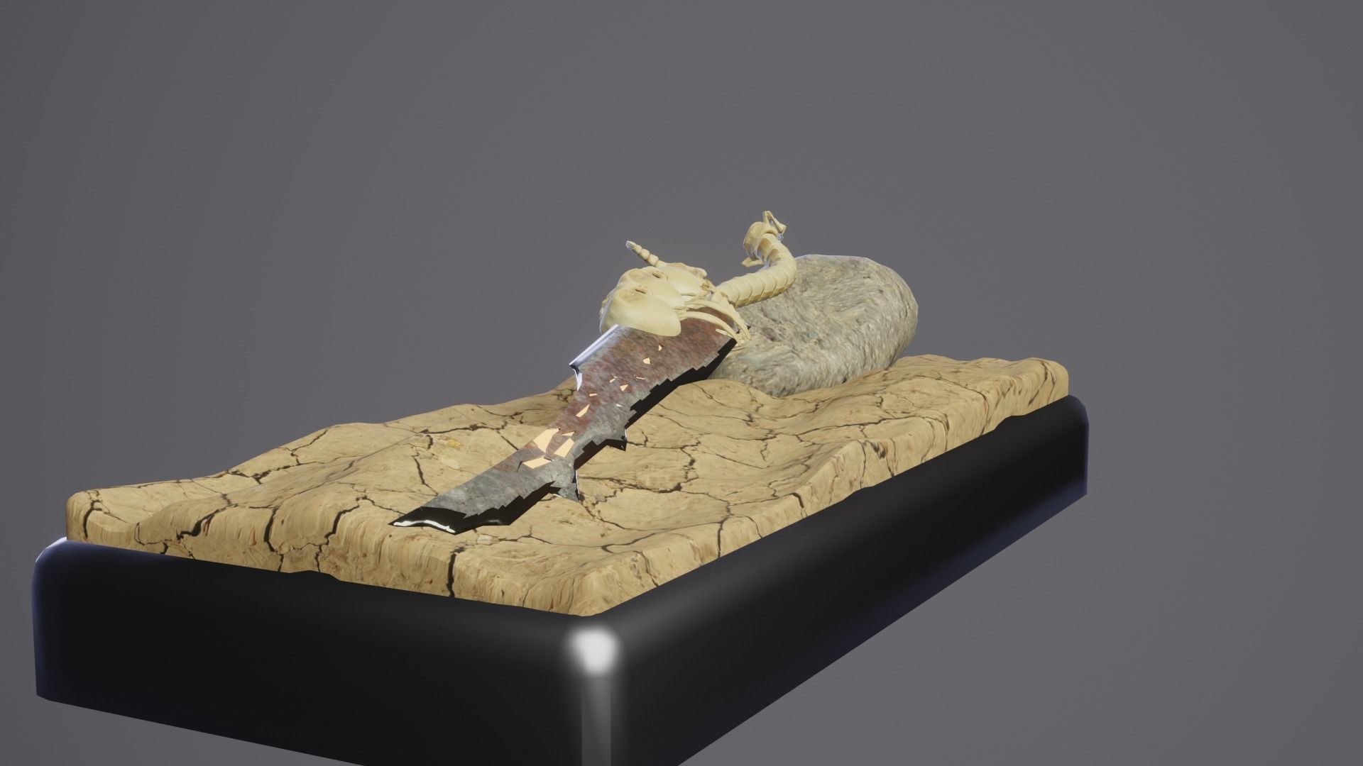 Bone Great Sword 3D model_47