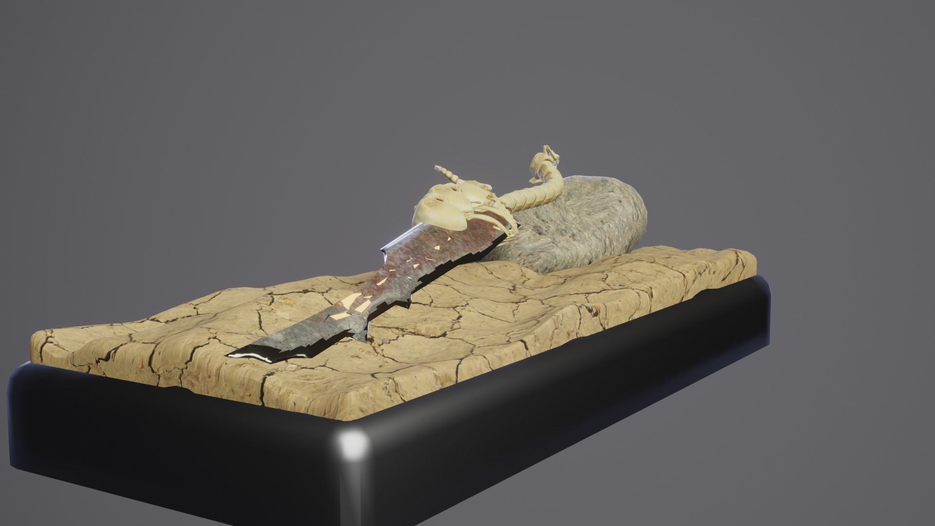 Bone Great Sword 3D model_42