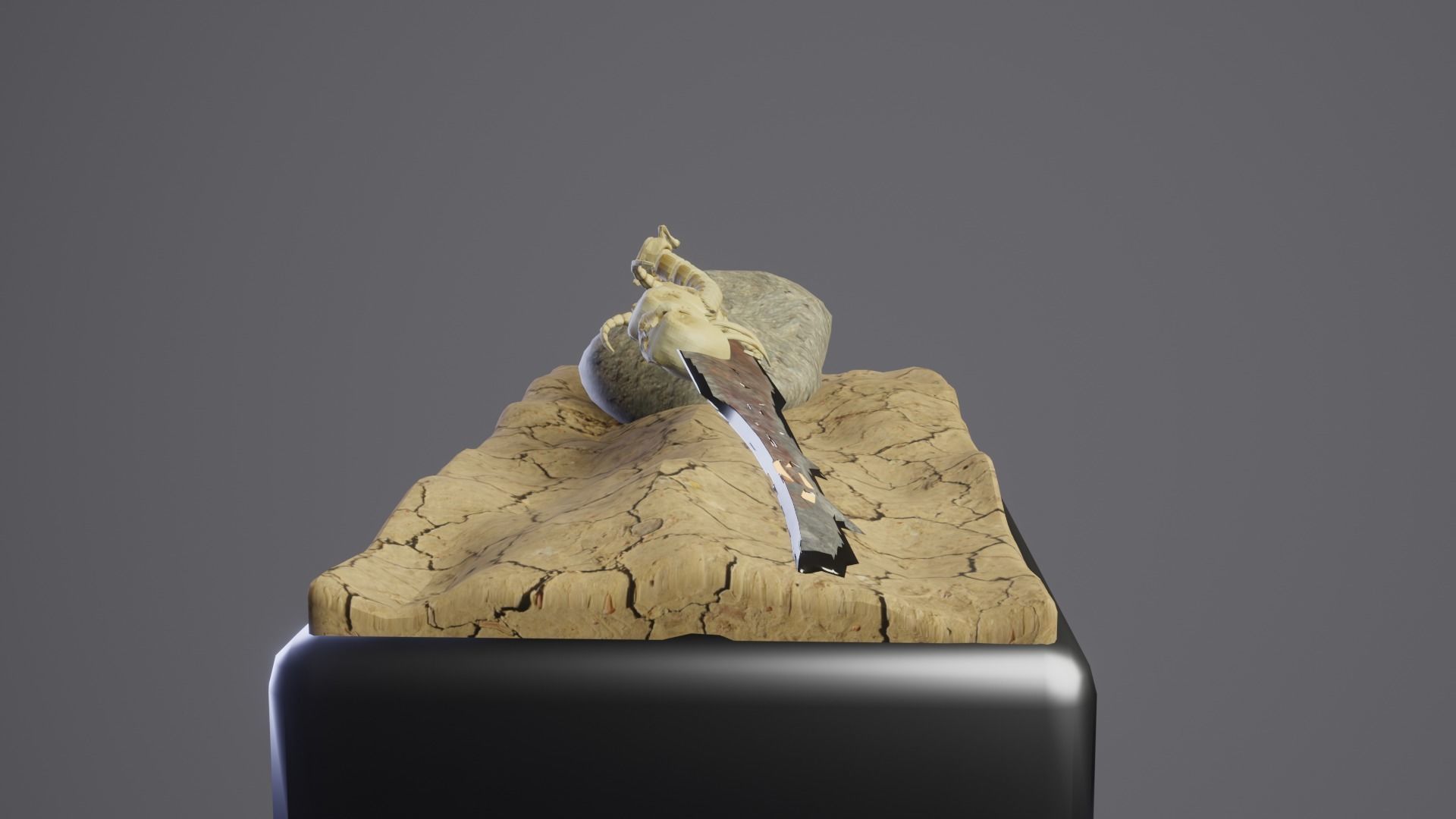 Bone Great Sword 3D model_33