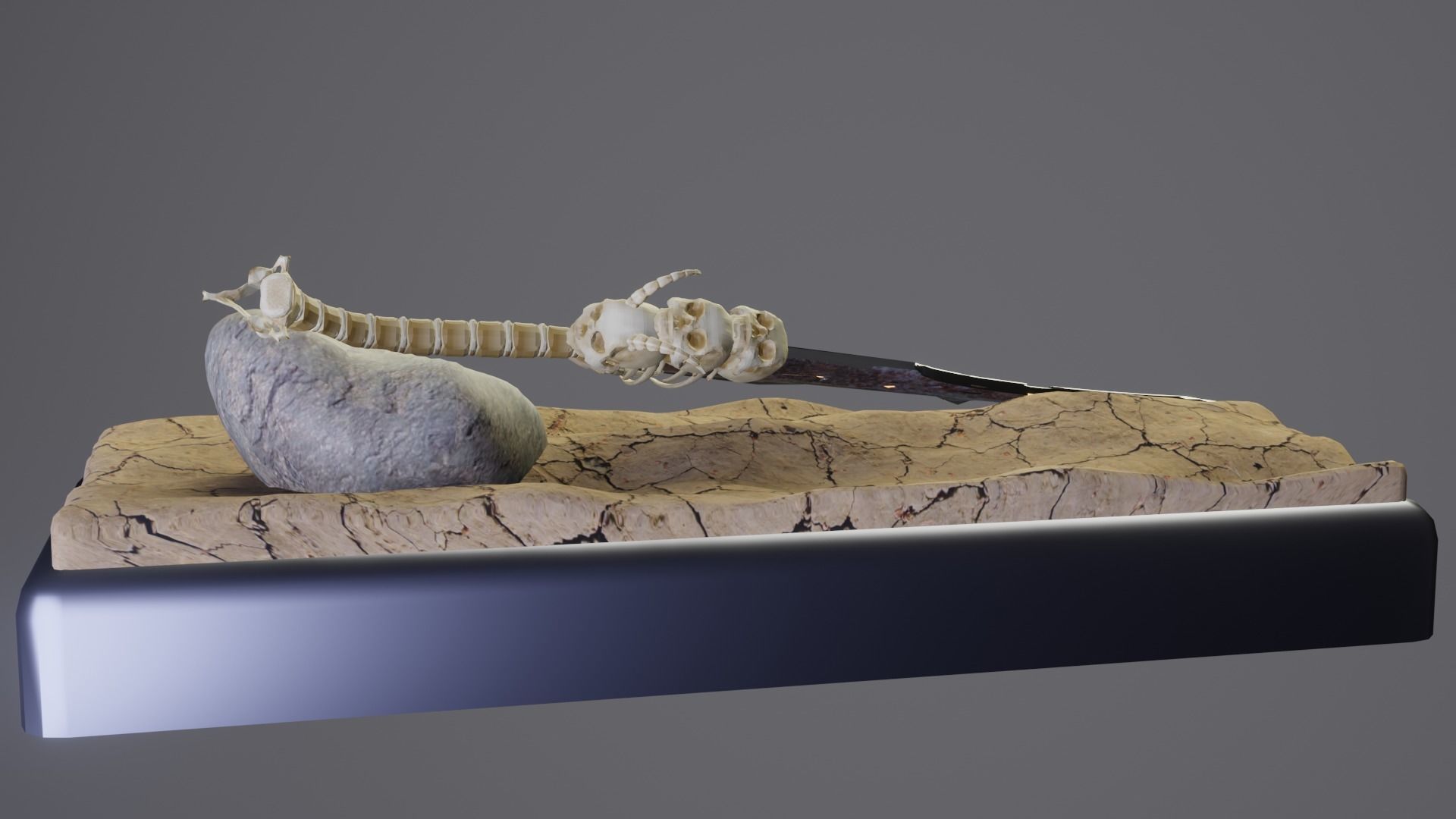 Bone Great Sword 3D model_28