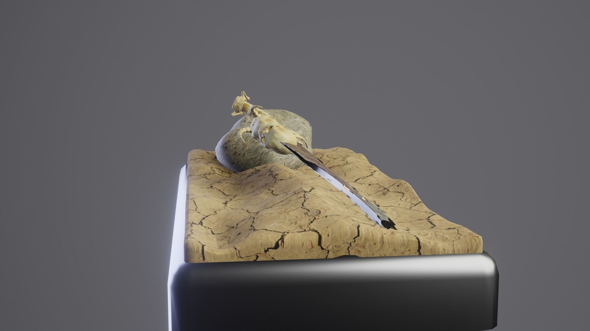 Bone Great Sword 3D model_32