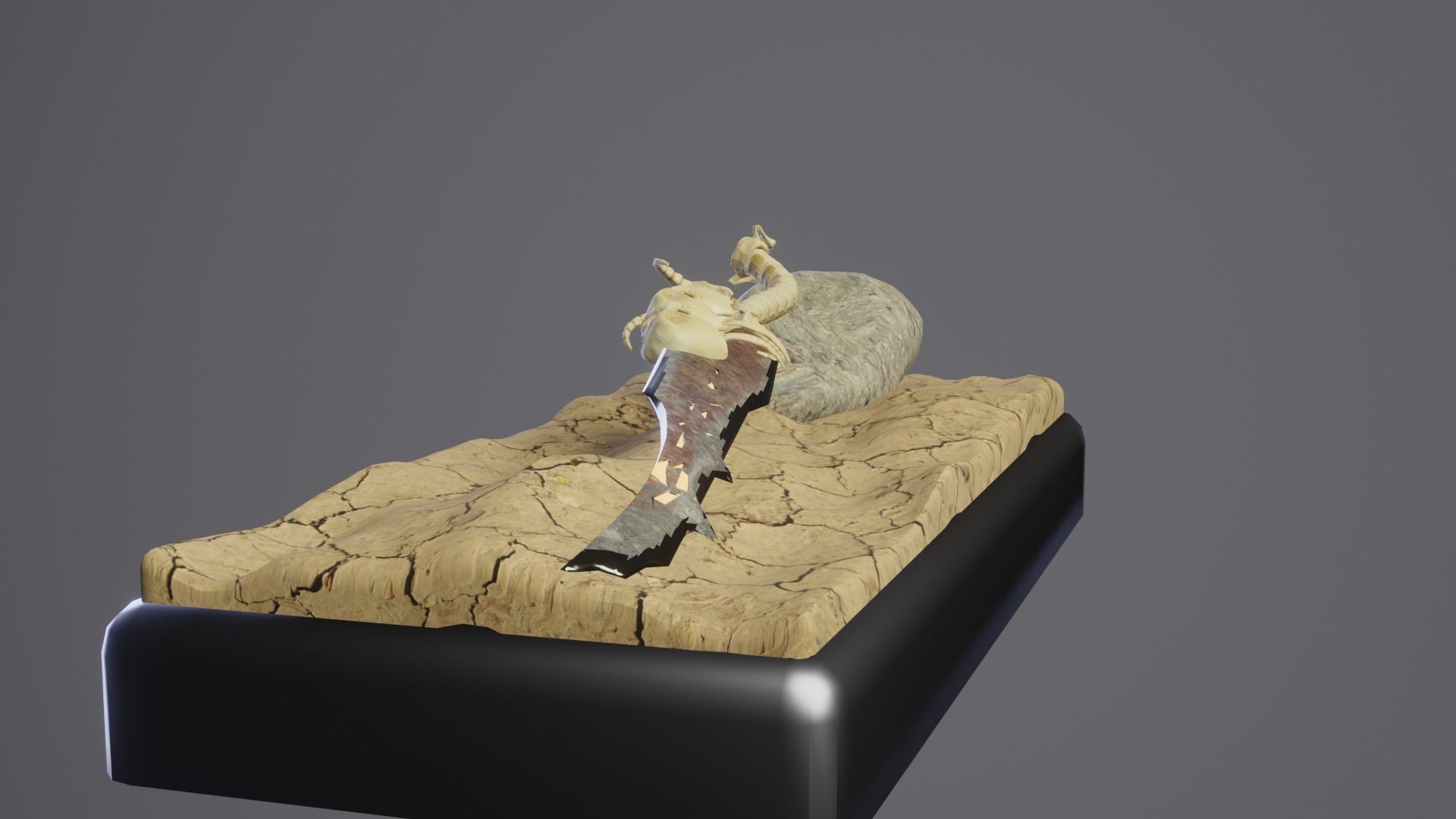 Bone Great Sword 3D model_43