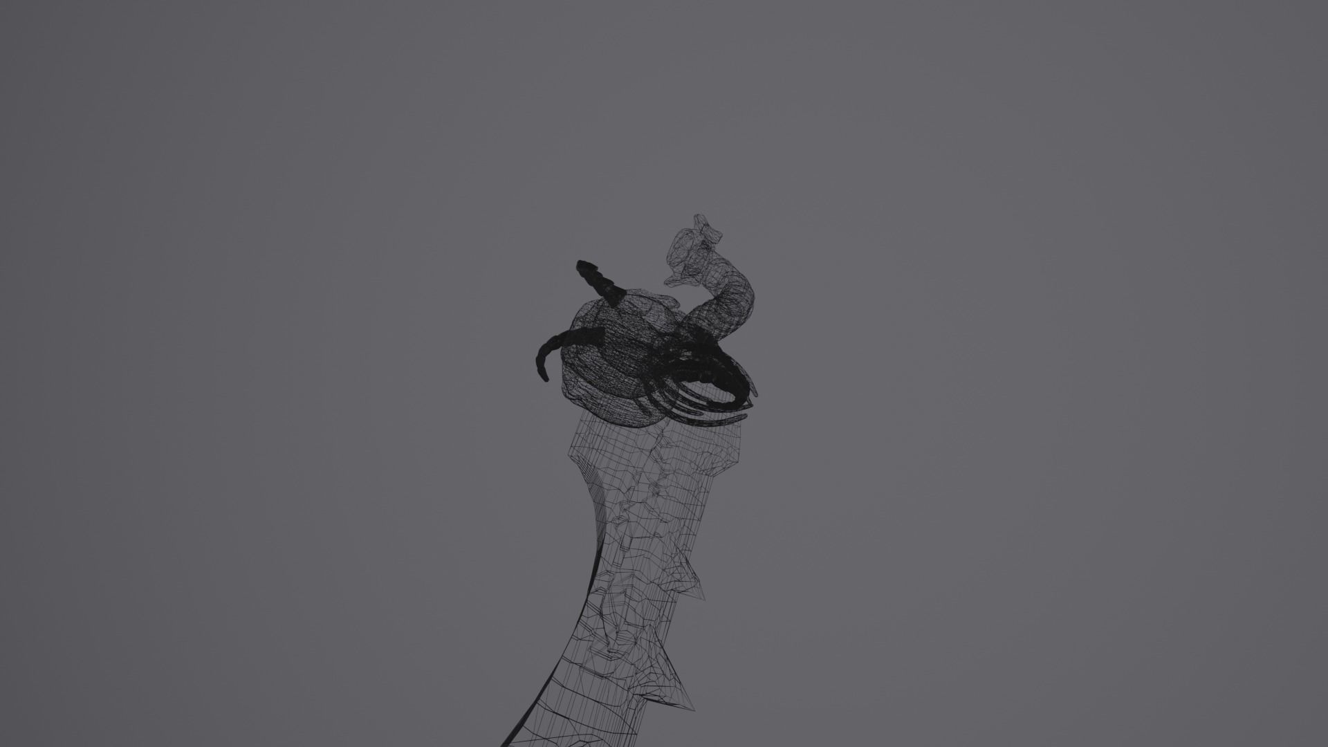 Bone Great Sword 3D model_36