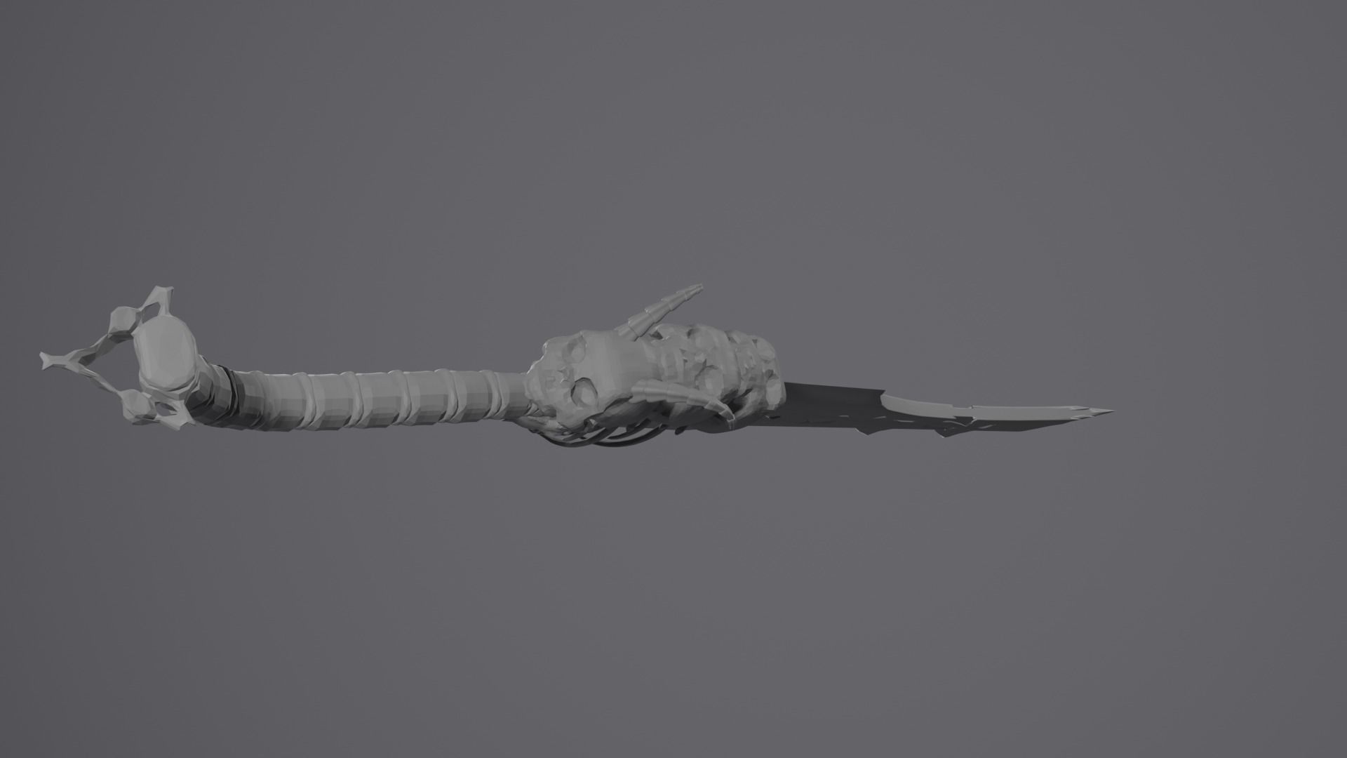 Bone Great Sword 3D model_4