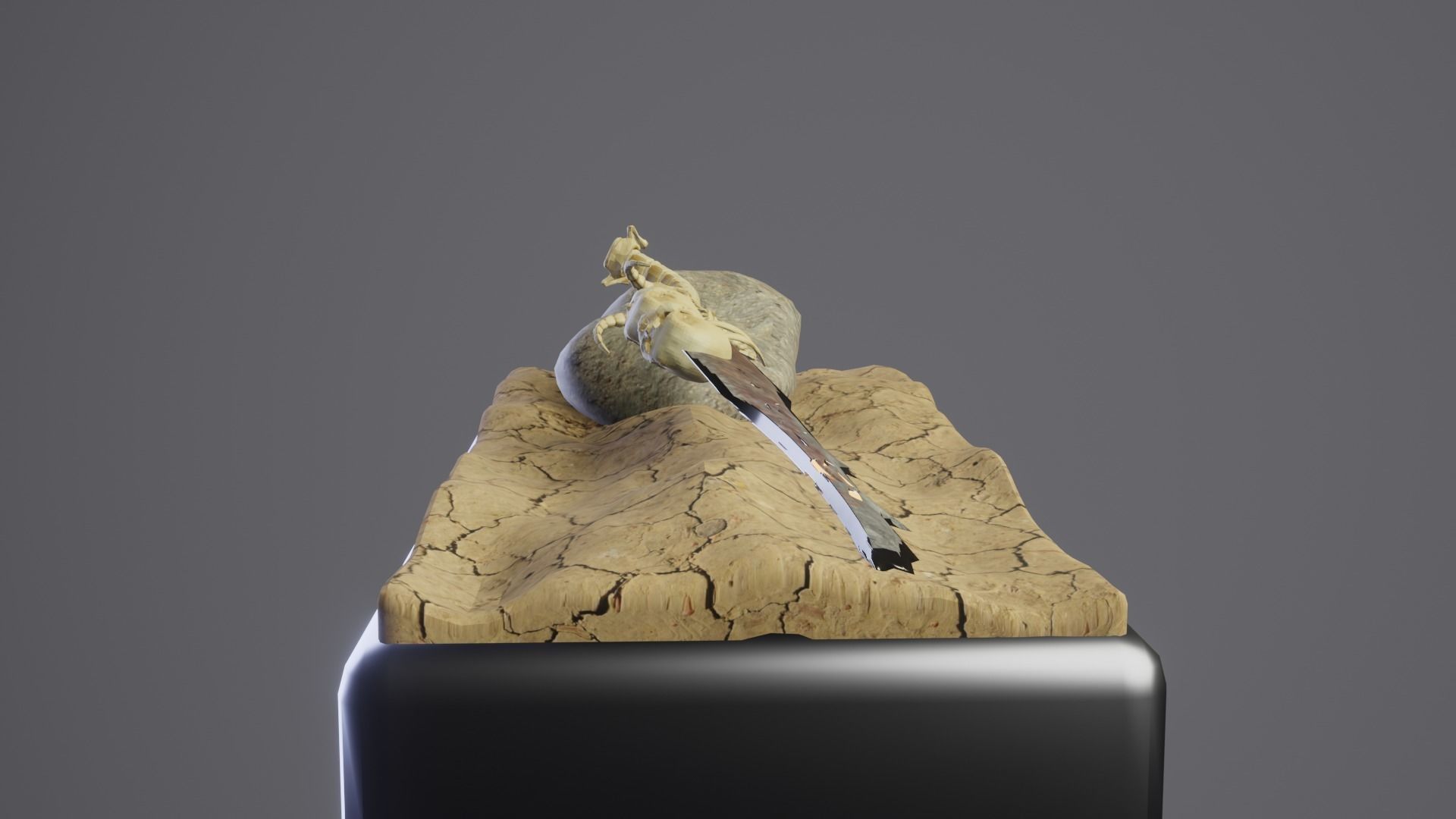 Bone Great Sword 3D model_34