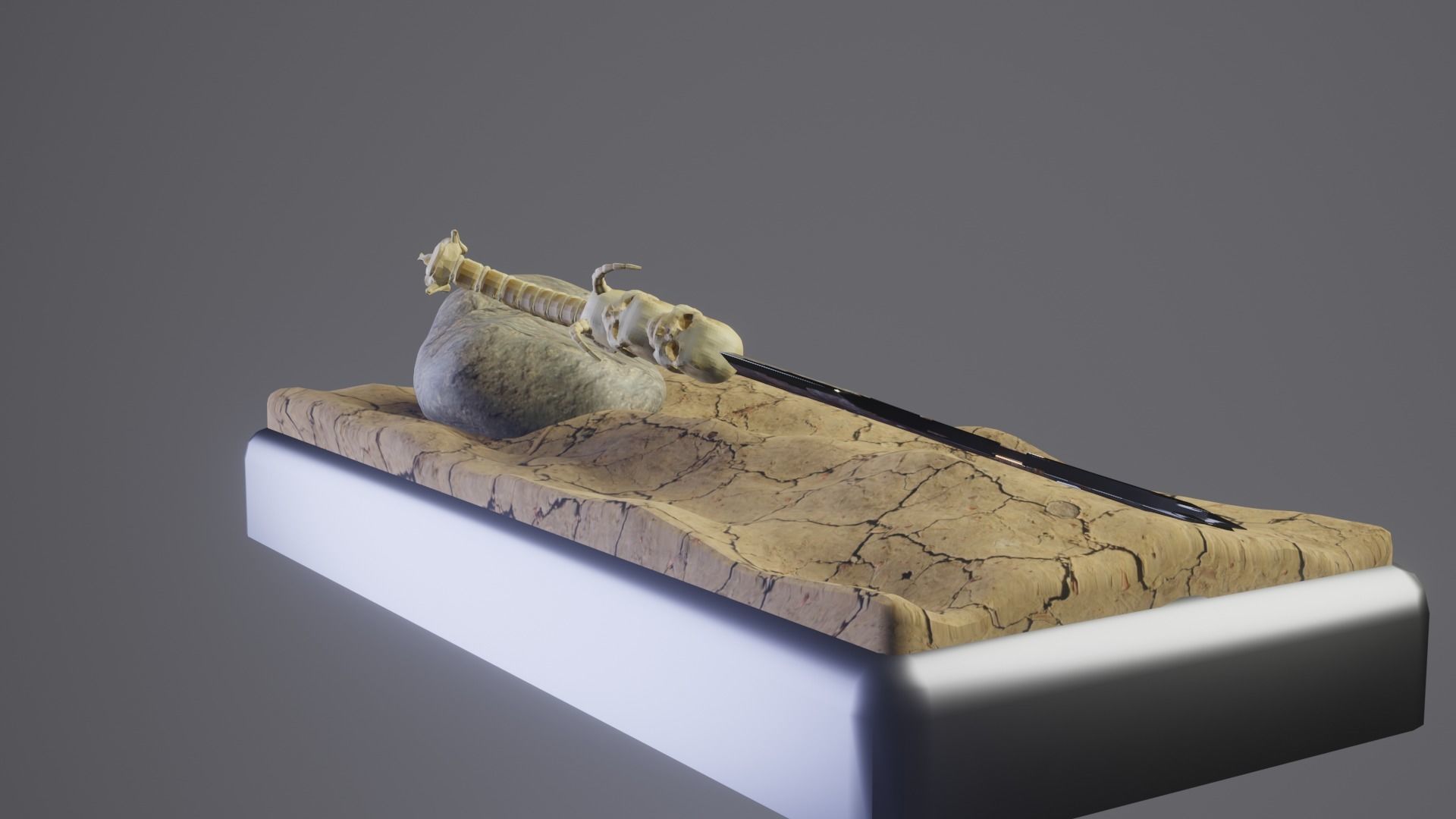 Bone Great Sword 3D model_61