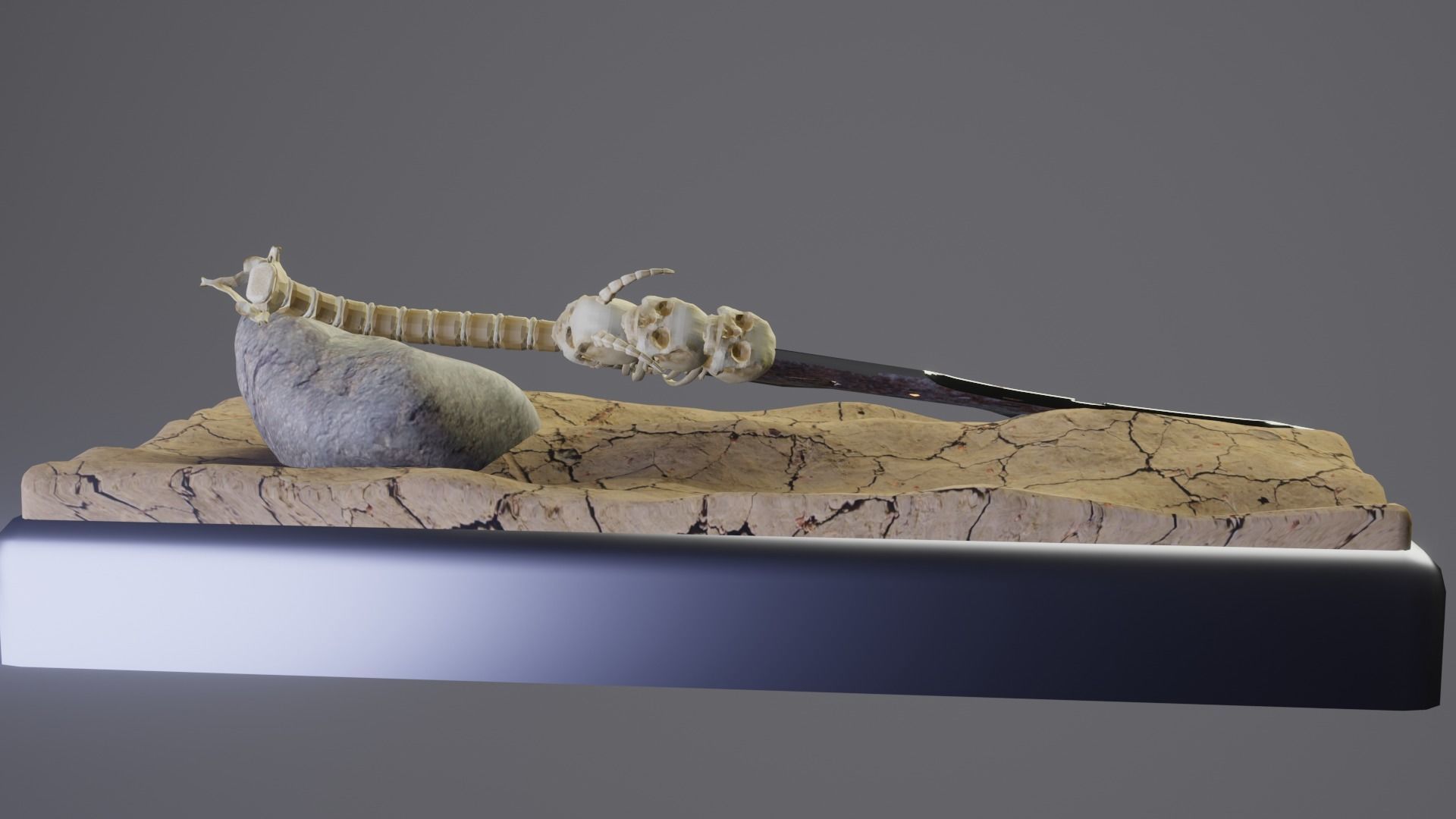 Bone Great Sword 3D model_66