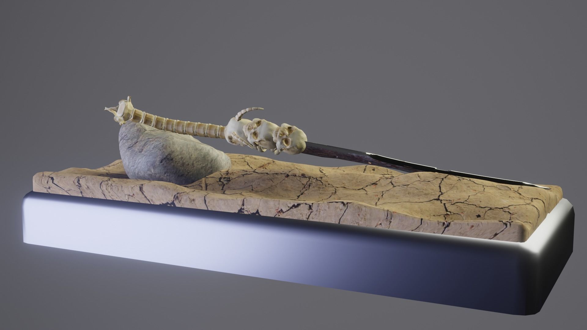 Bone Great Sword 3D model_64