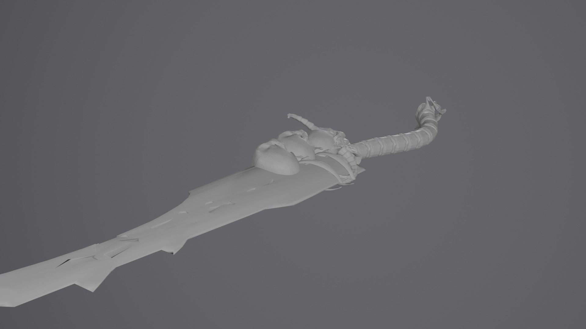 Bone Great Sword 3D model_24