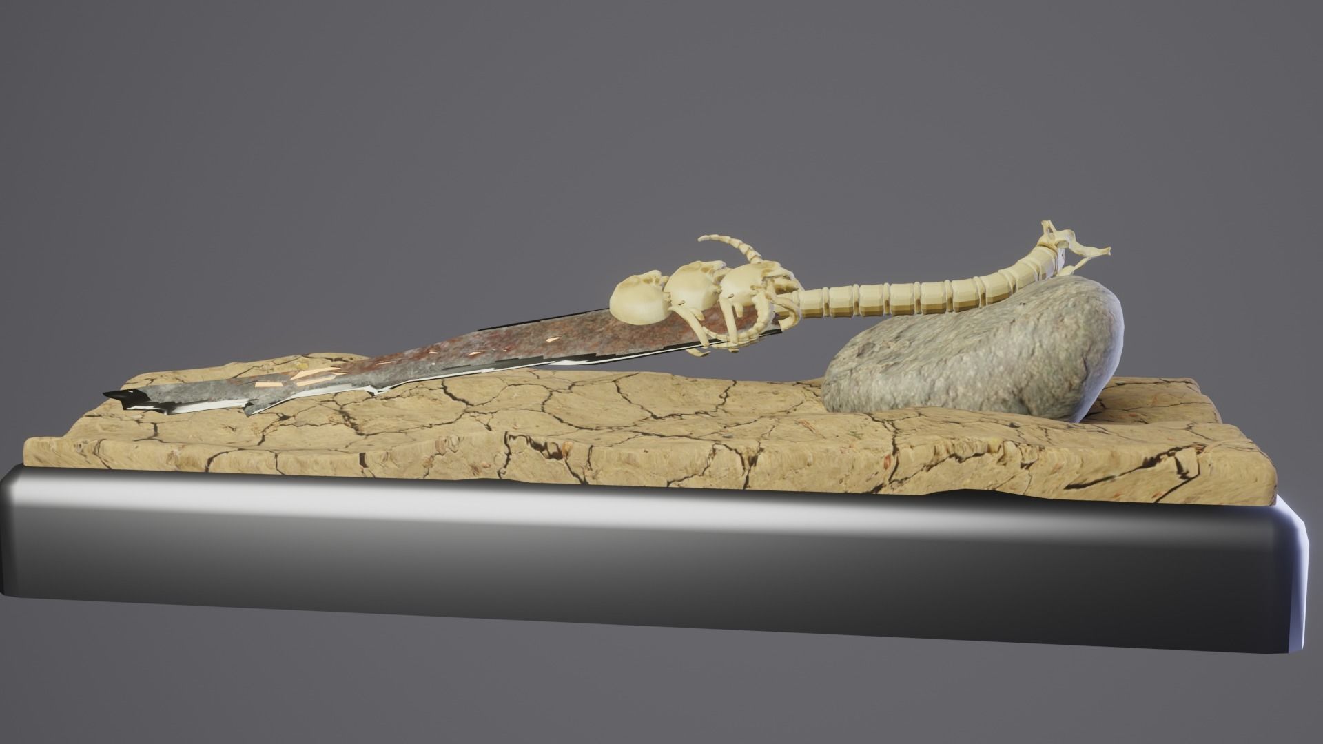 Bone Great Sword 3D model_55
