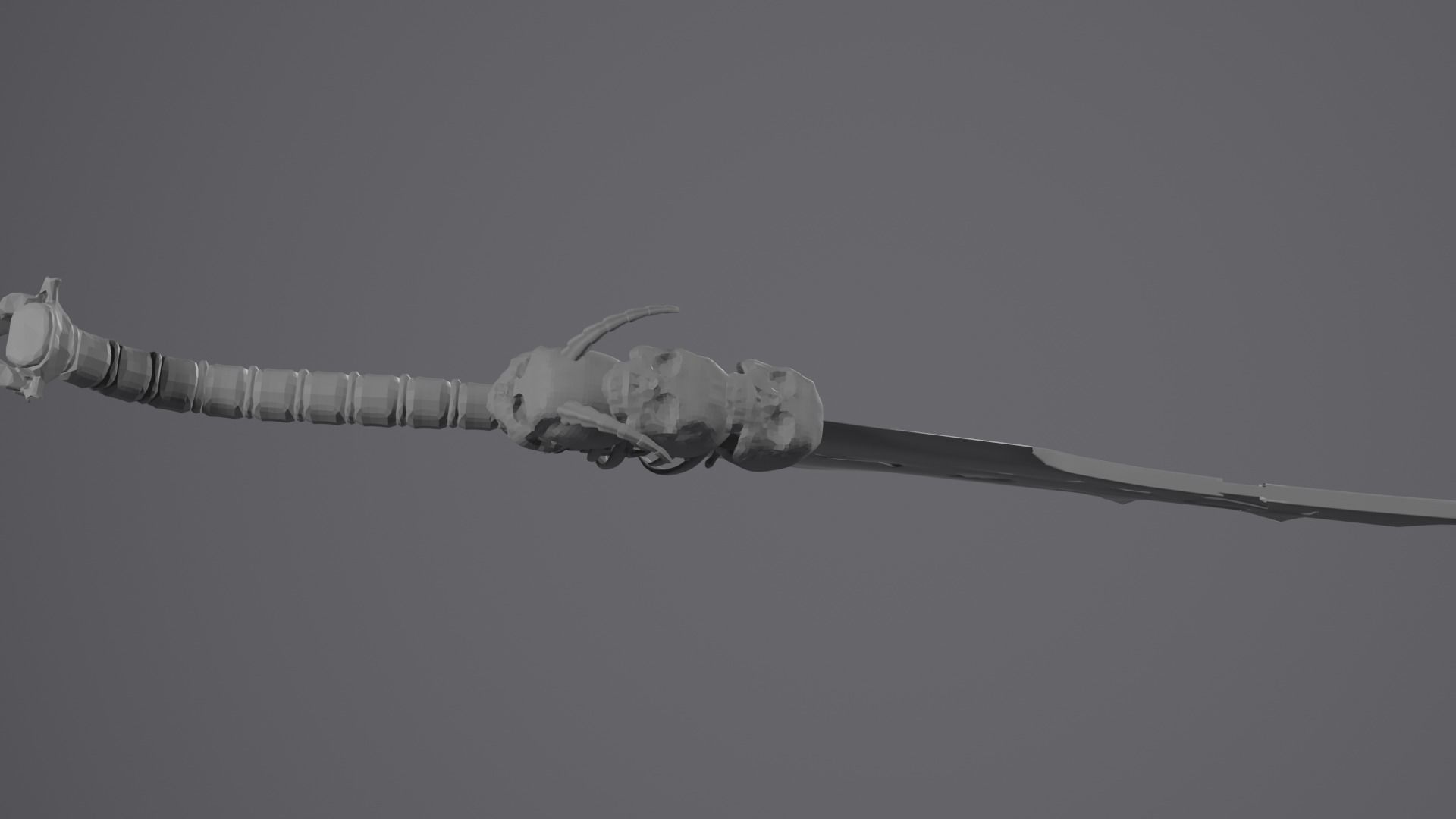Bone Great Sword 3D model_35