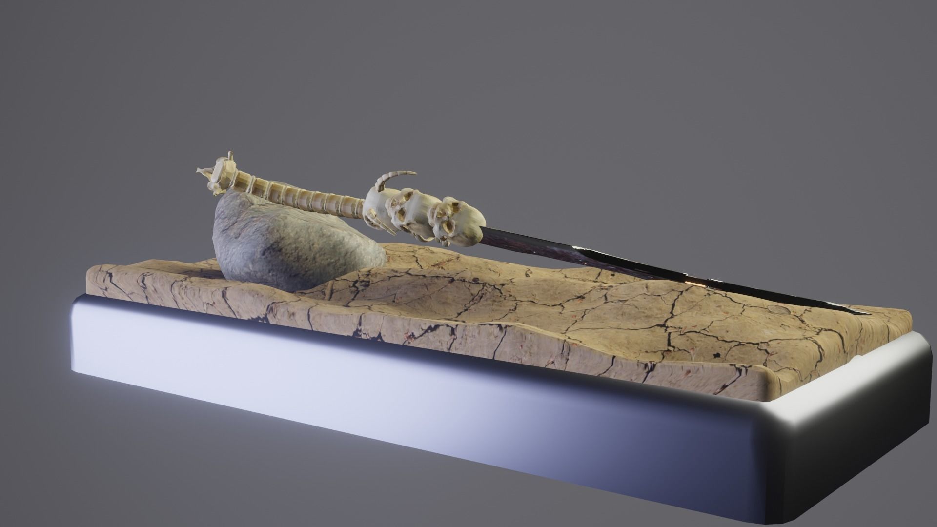 Bone Great Sword 3D model_62