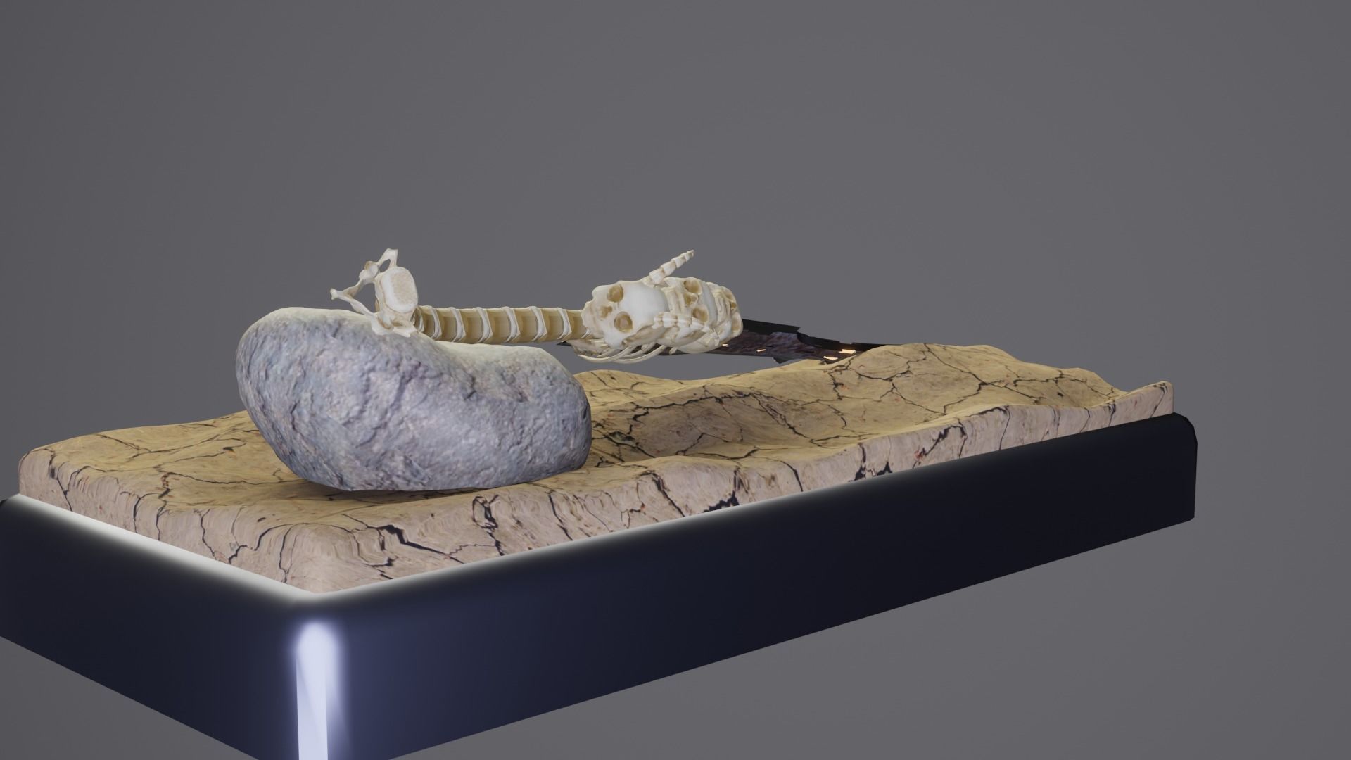 Bone Great Sword 3D model_10