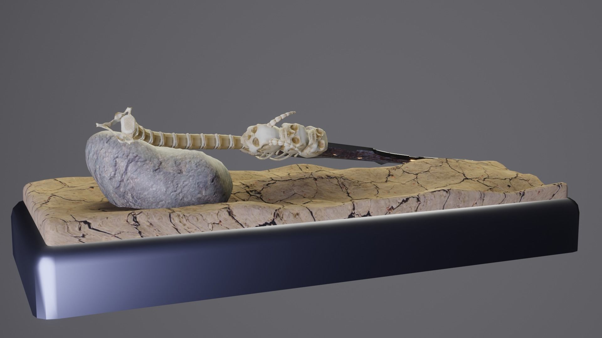 Bone Great Sword 3D model_78