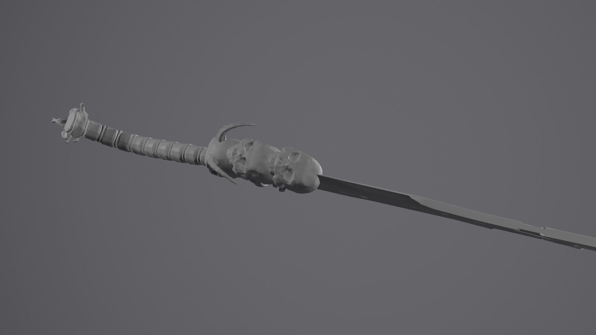 Bone Great Sword 3D model_12