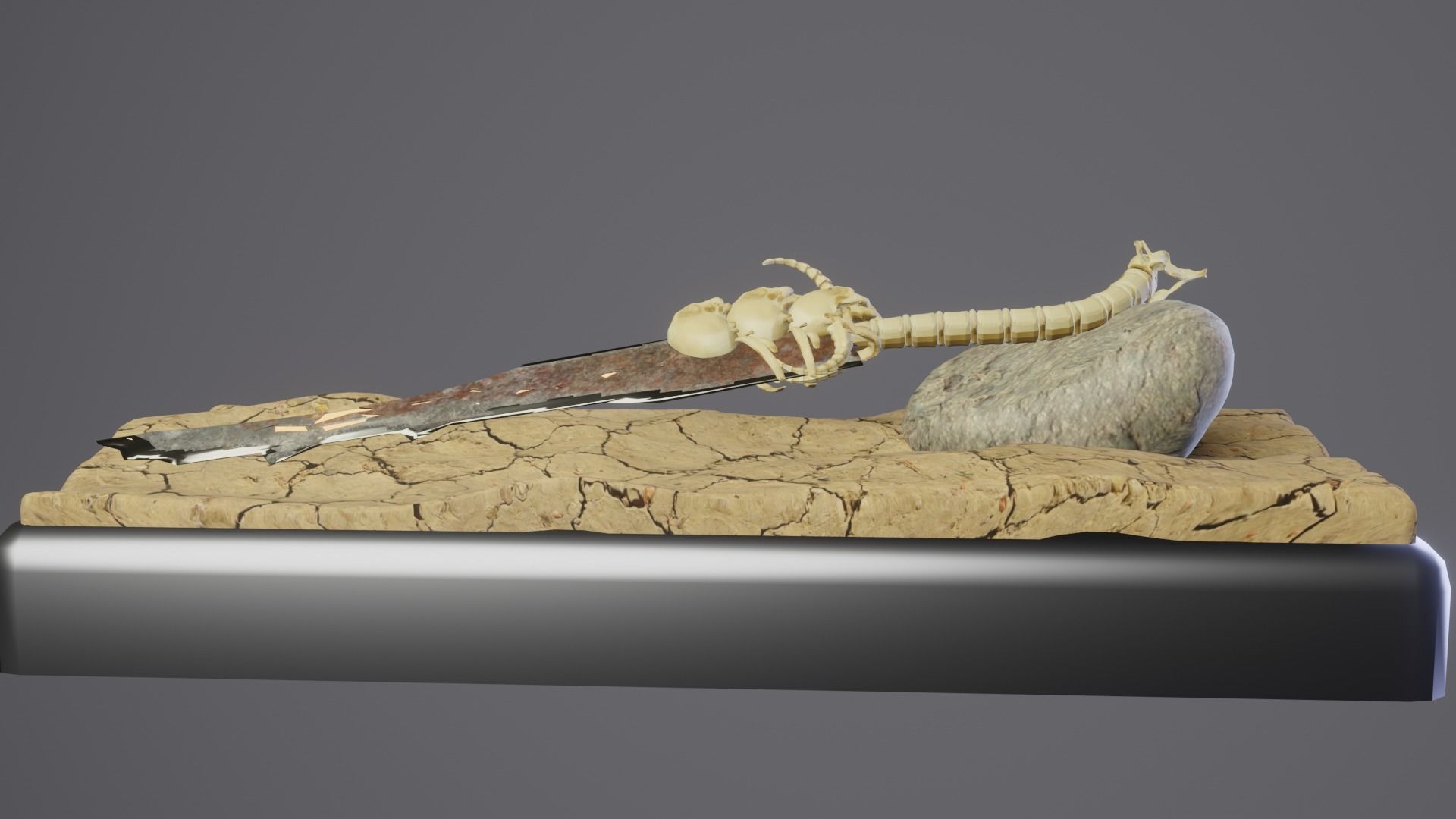 Bone Great Sword 3D model_56