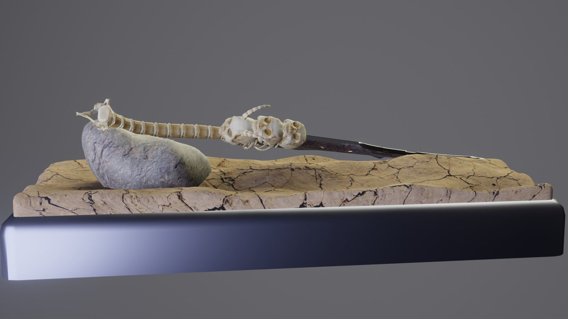 Bone Great Sword 3D model_25