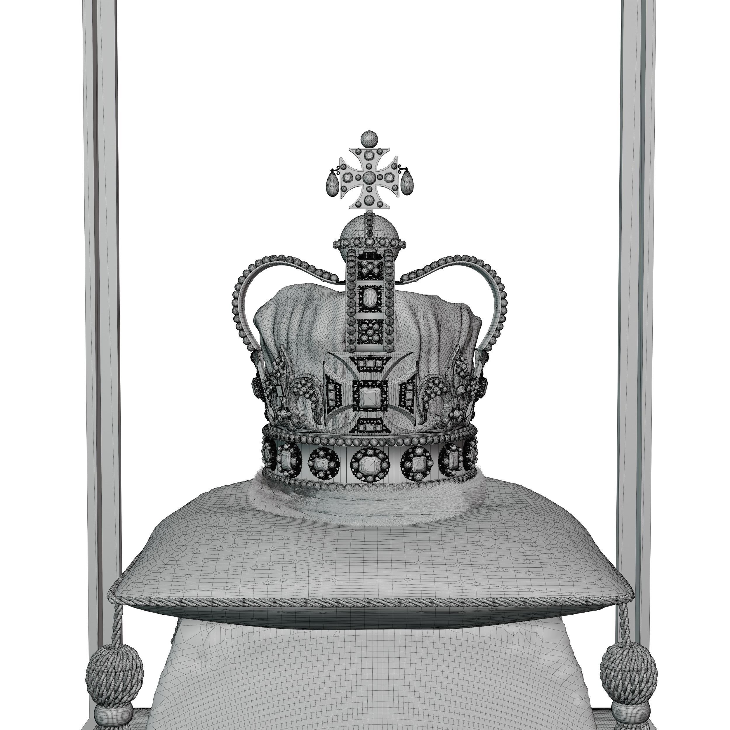 St Edwards Crown - High-Poly 3D model_3