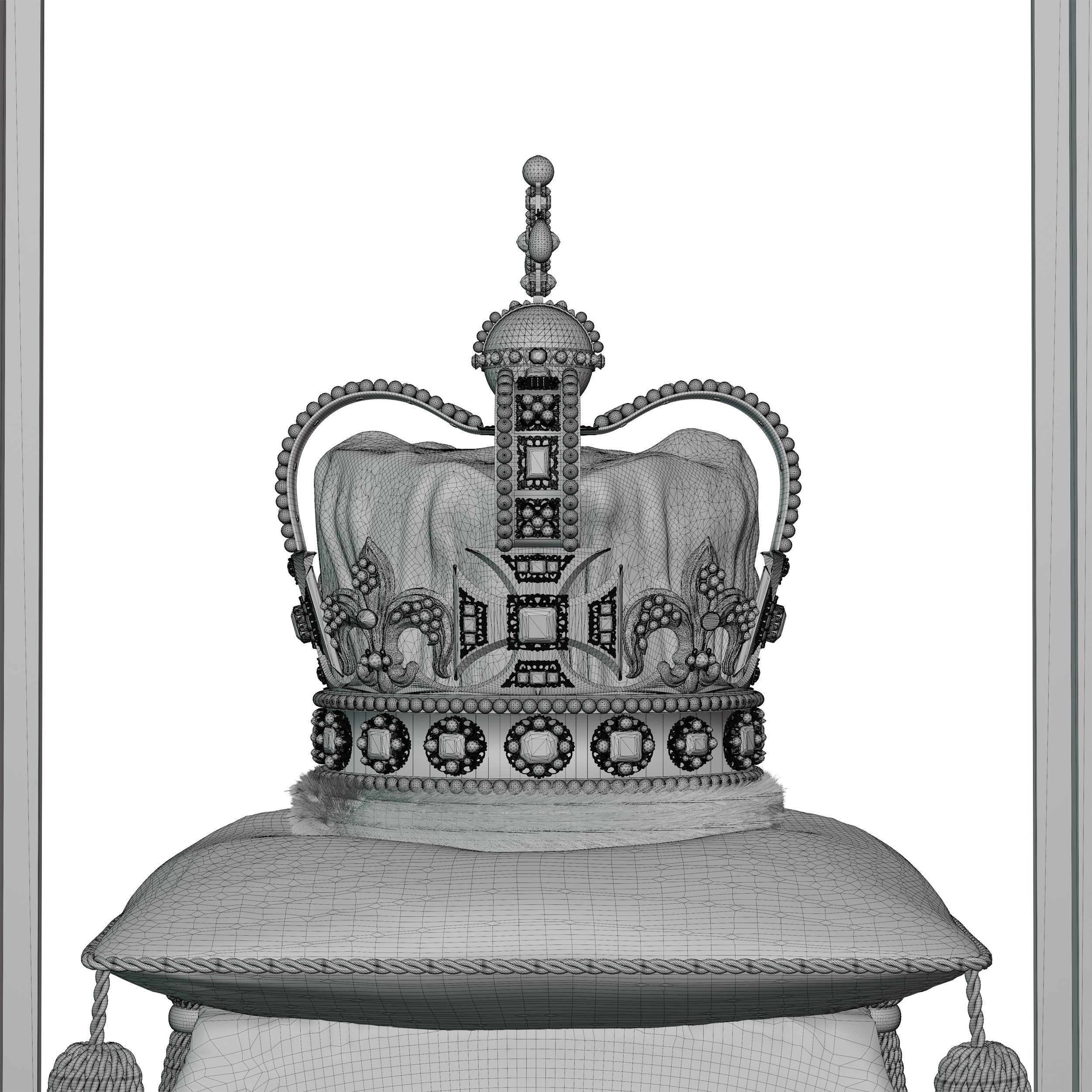 St Edwards Crown - High-Poly 3D model_9