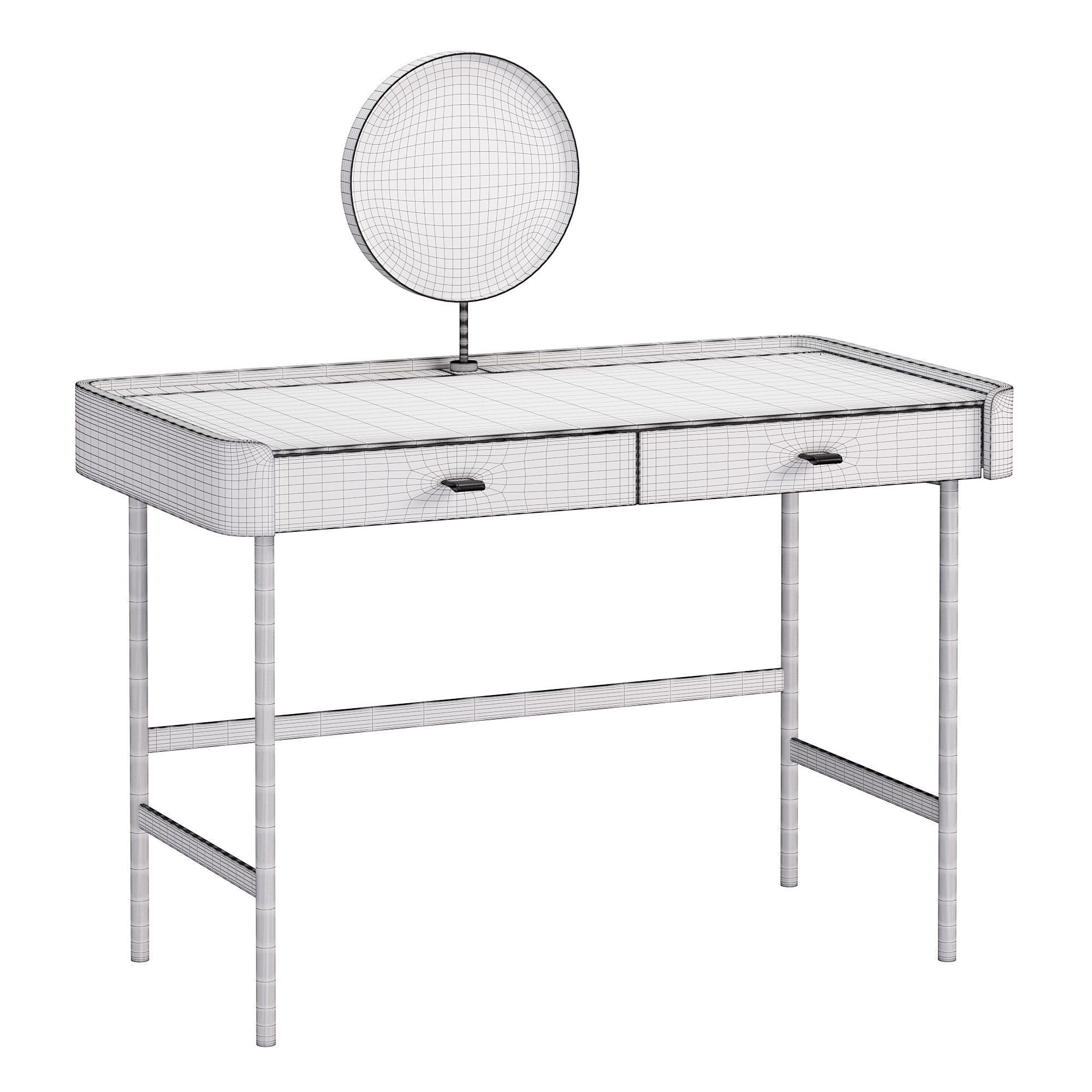 Dafto desks coiffeuse by porada 3D model_3