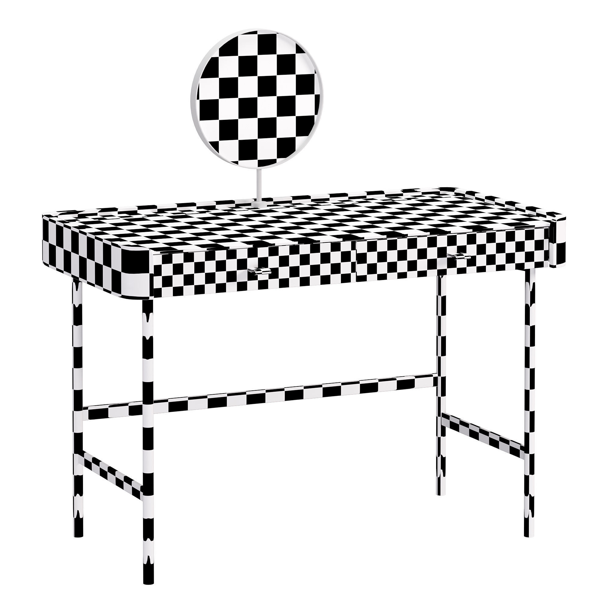 Dafto desks coiffeuse by porada 3D model_4