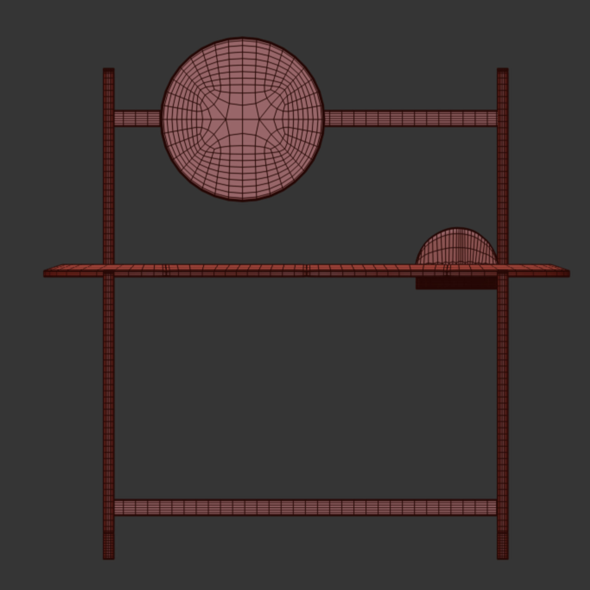 Ninfea desks coiffeuse by porada  3D model_7