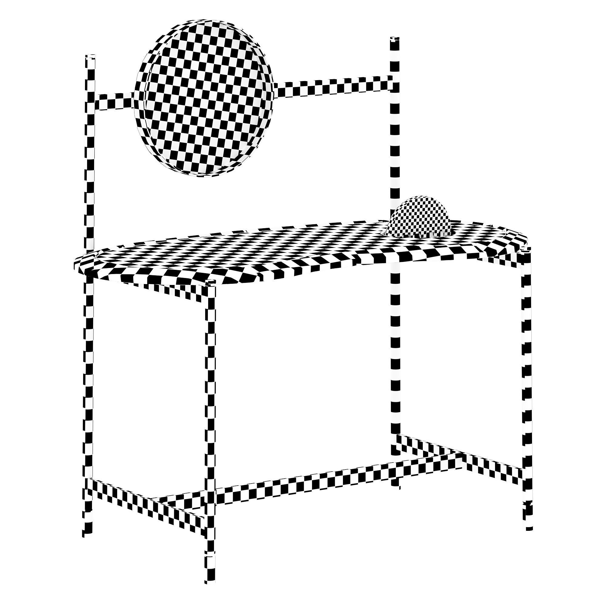 Ninfea desks coiffeuse by porada  3D model_4