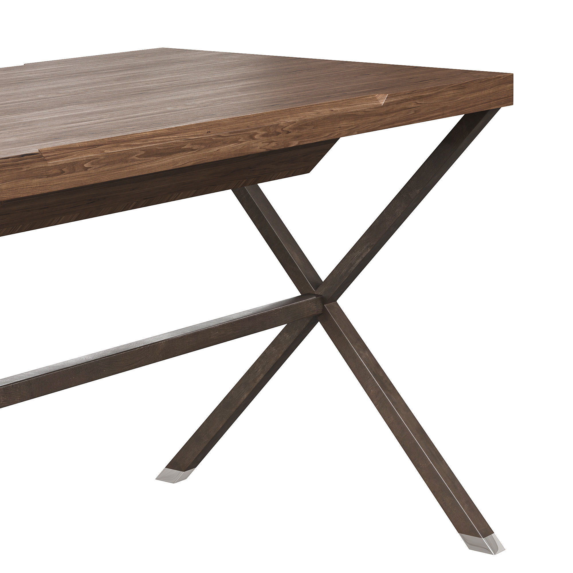 Stylo Wood table by porada 3D model_2