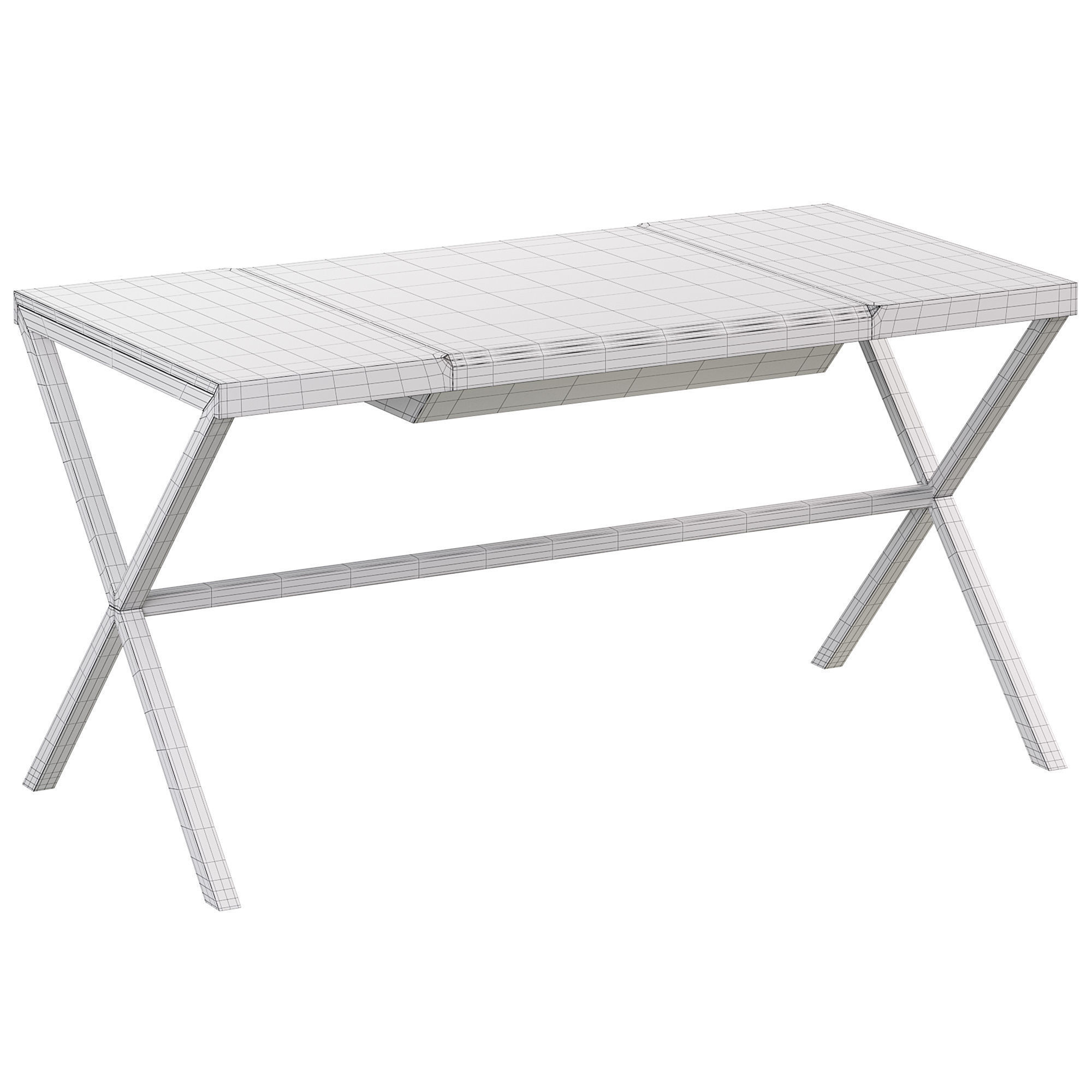 Stylo Wood table by porada 3D model_3