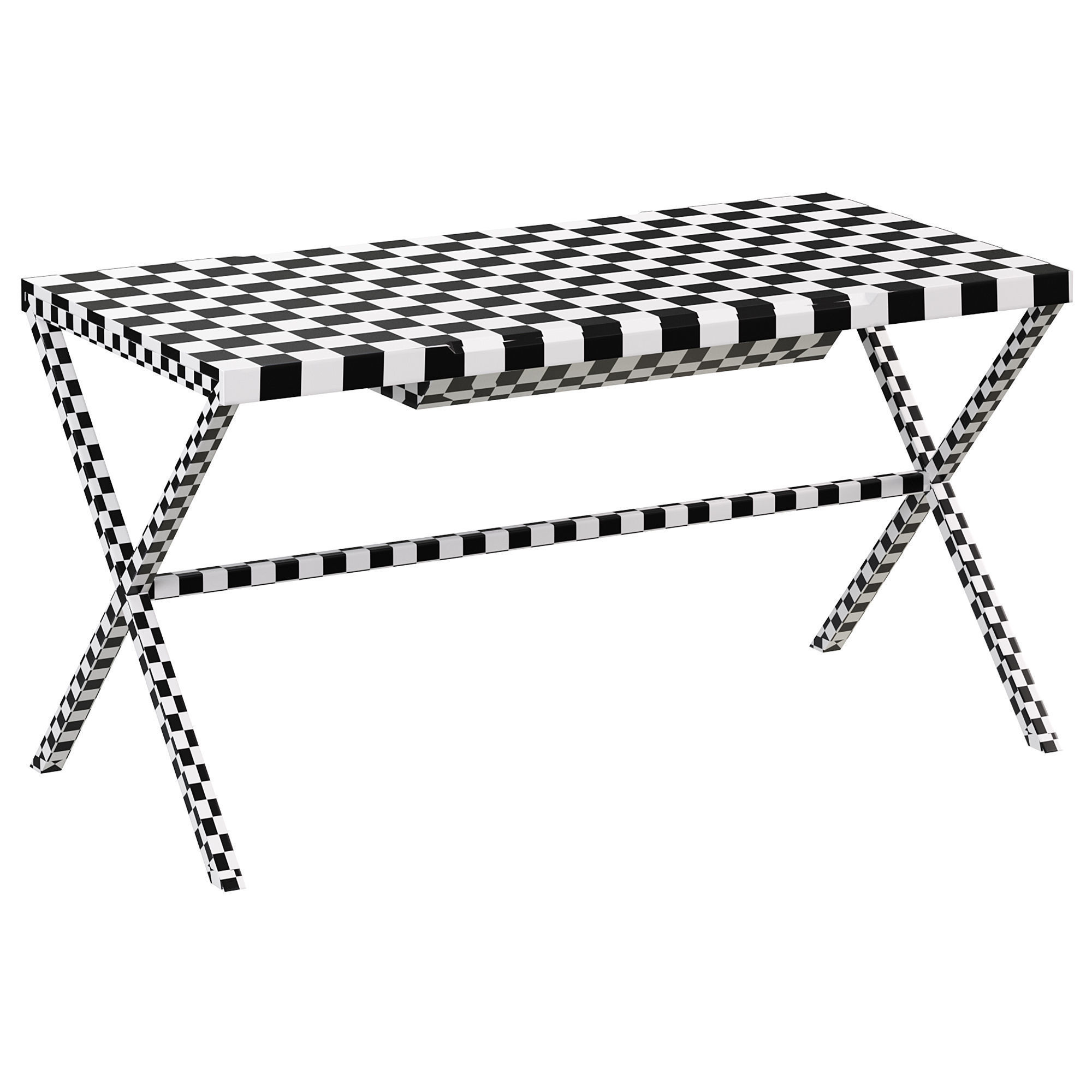 Stylo Wood table by porada 3D model_4