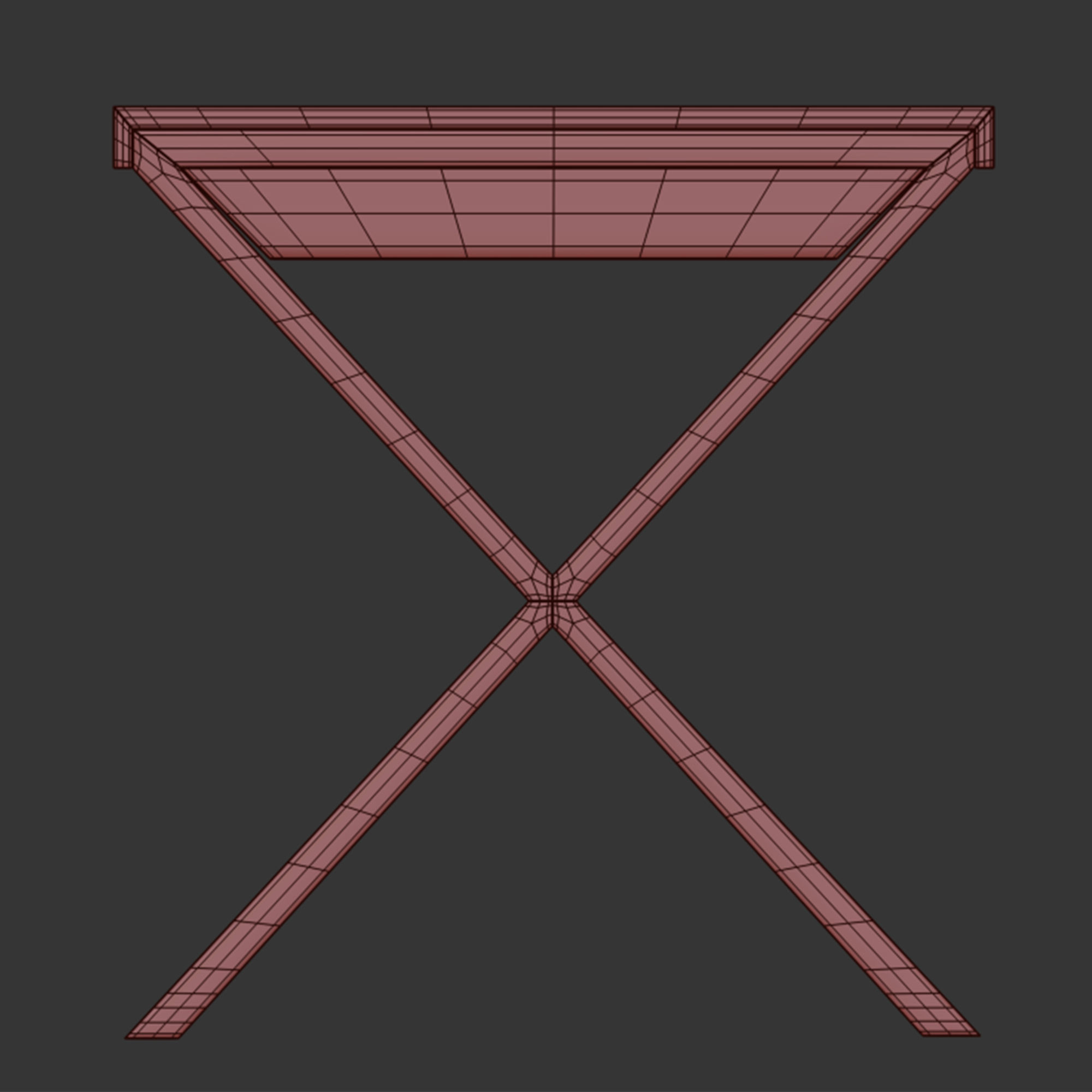 Stylo Wood table by porada 3D model_6