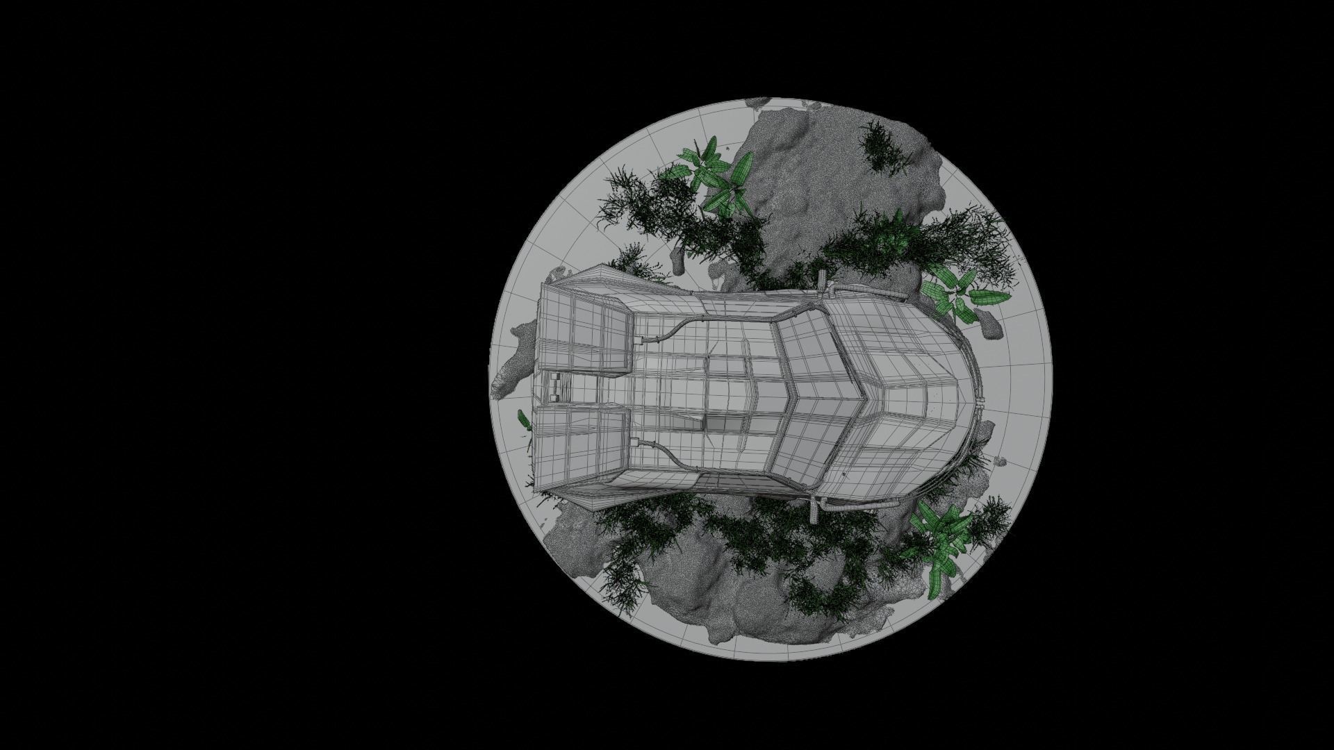 Sci fi CAR Military - Off road - Original Concept Humvee Rigged 3D model_18