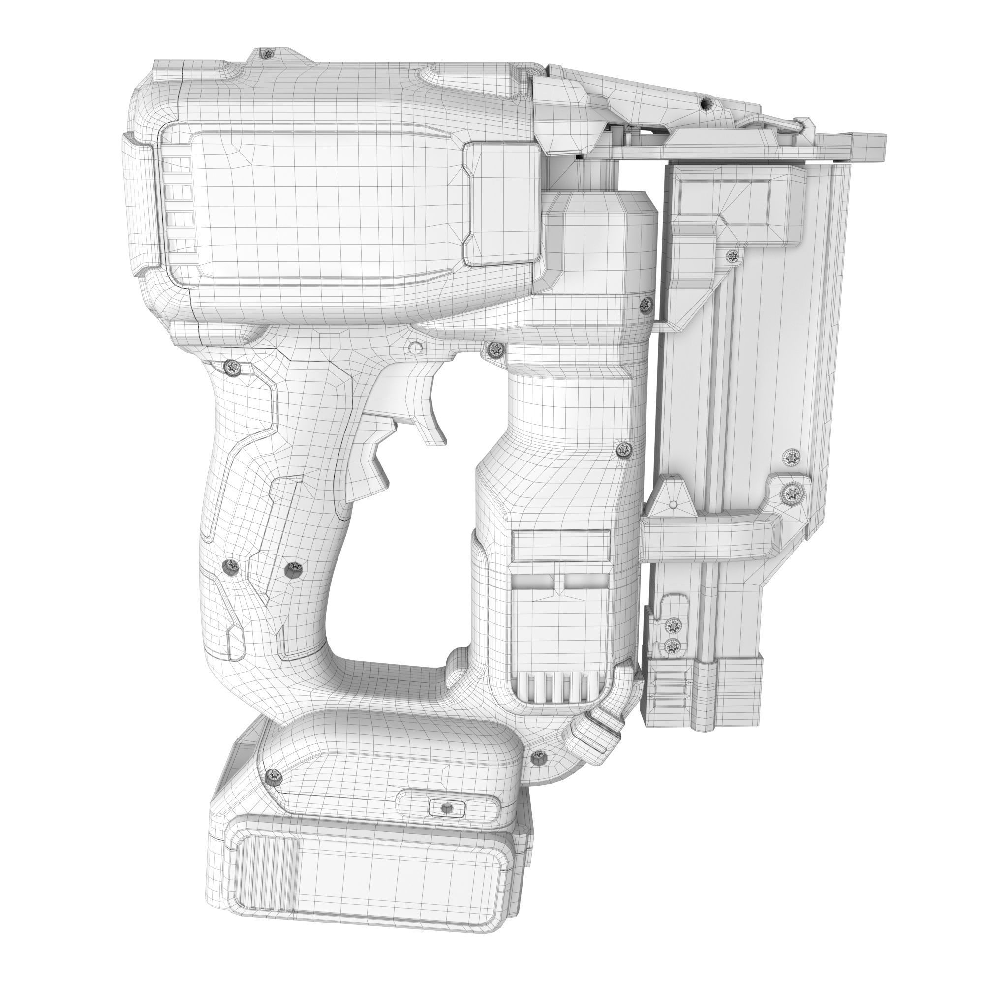 Dewalt nailgun 3D model_6