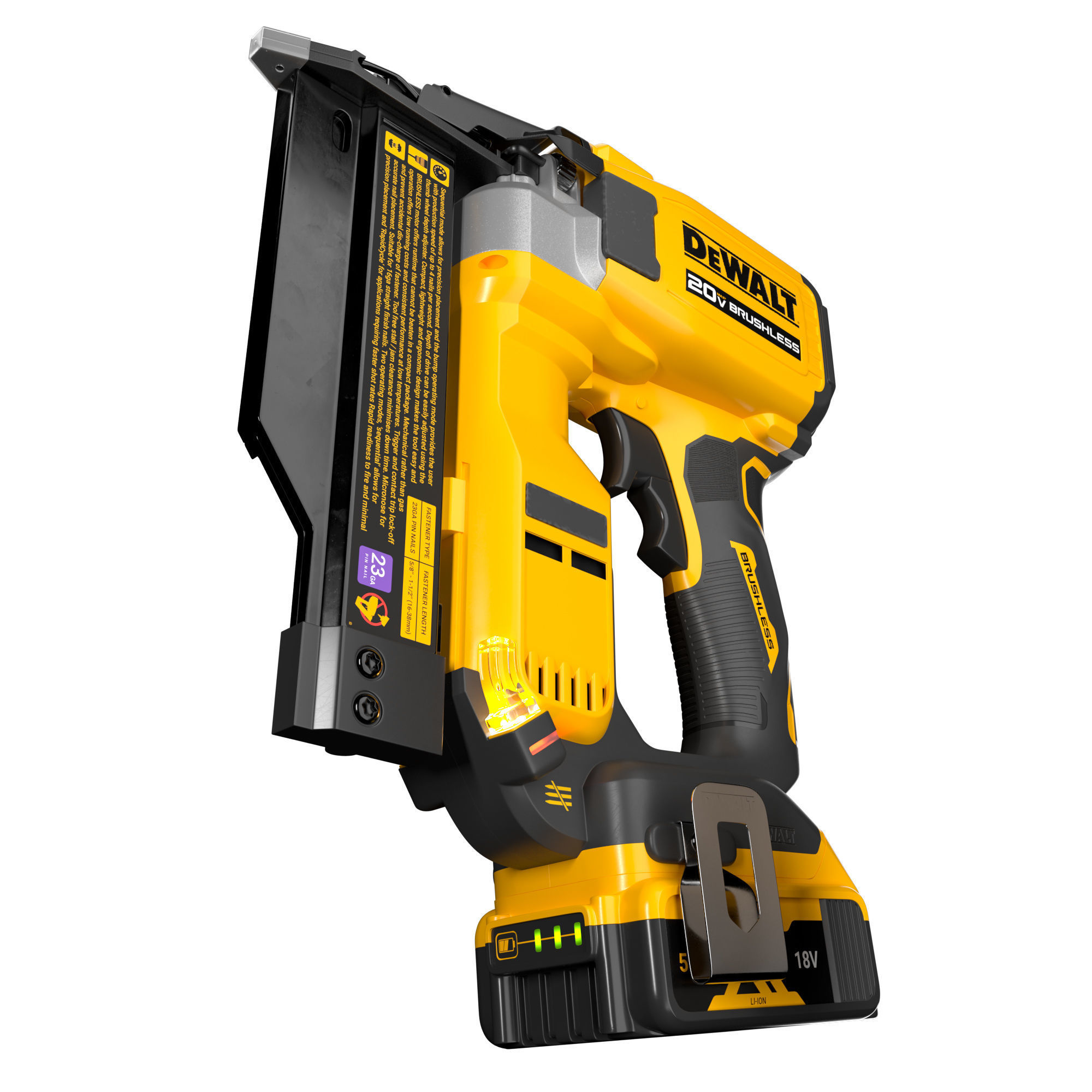 Dewalt nailgun 3D model_4