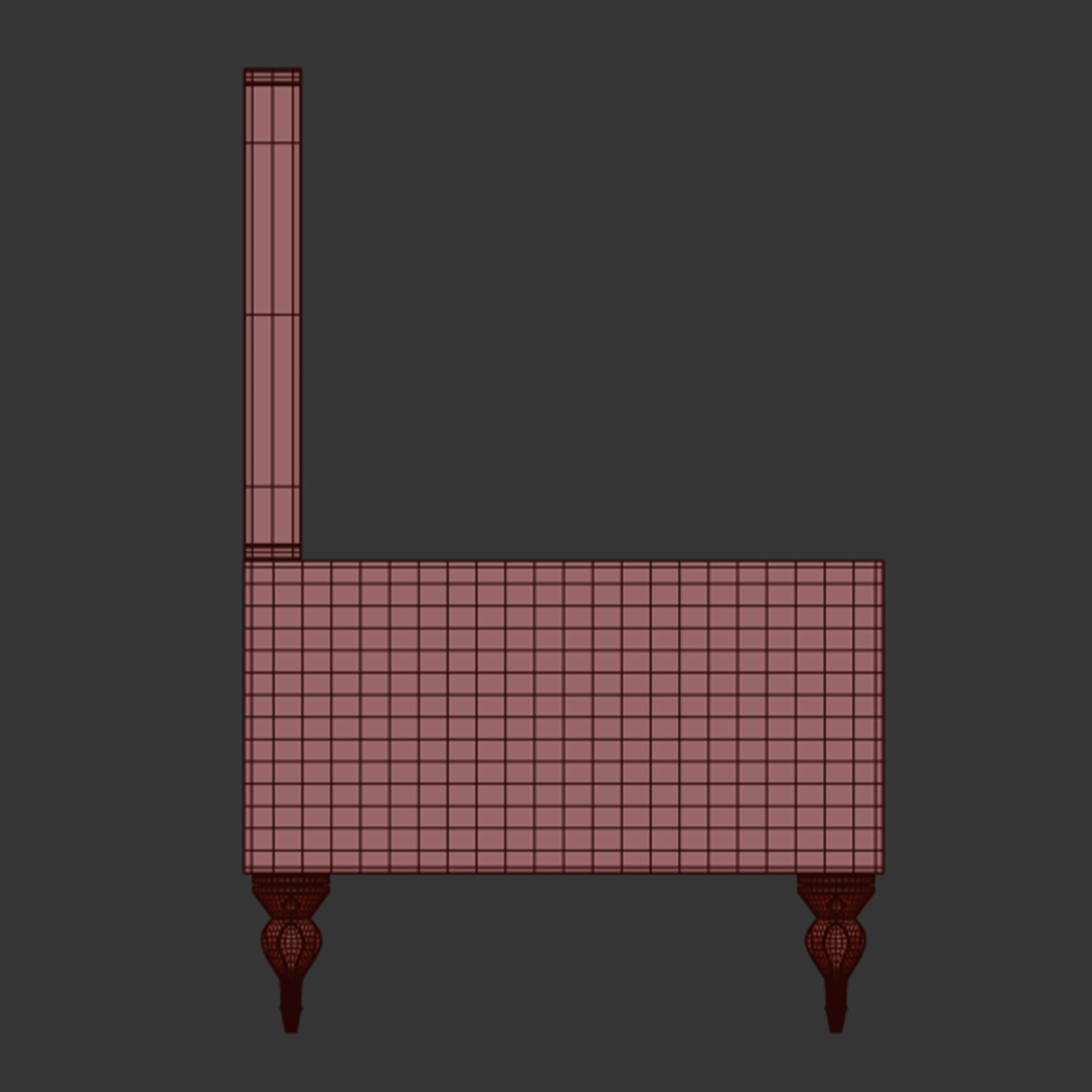 Viola dresser by elve luxury 3D model_7