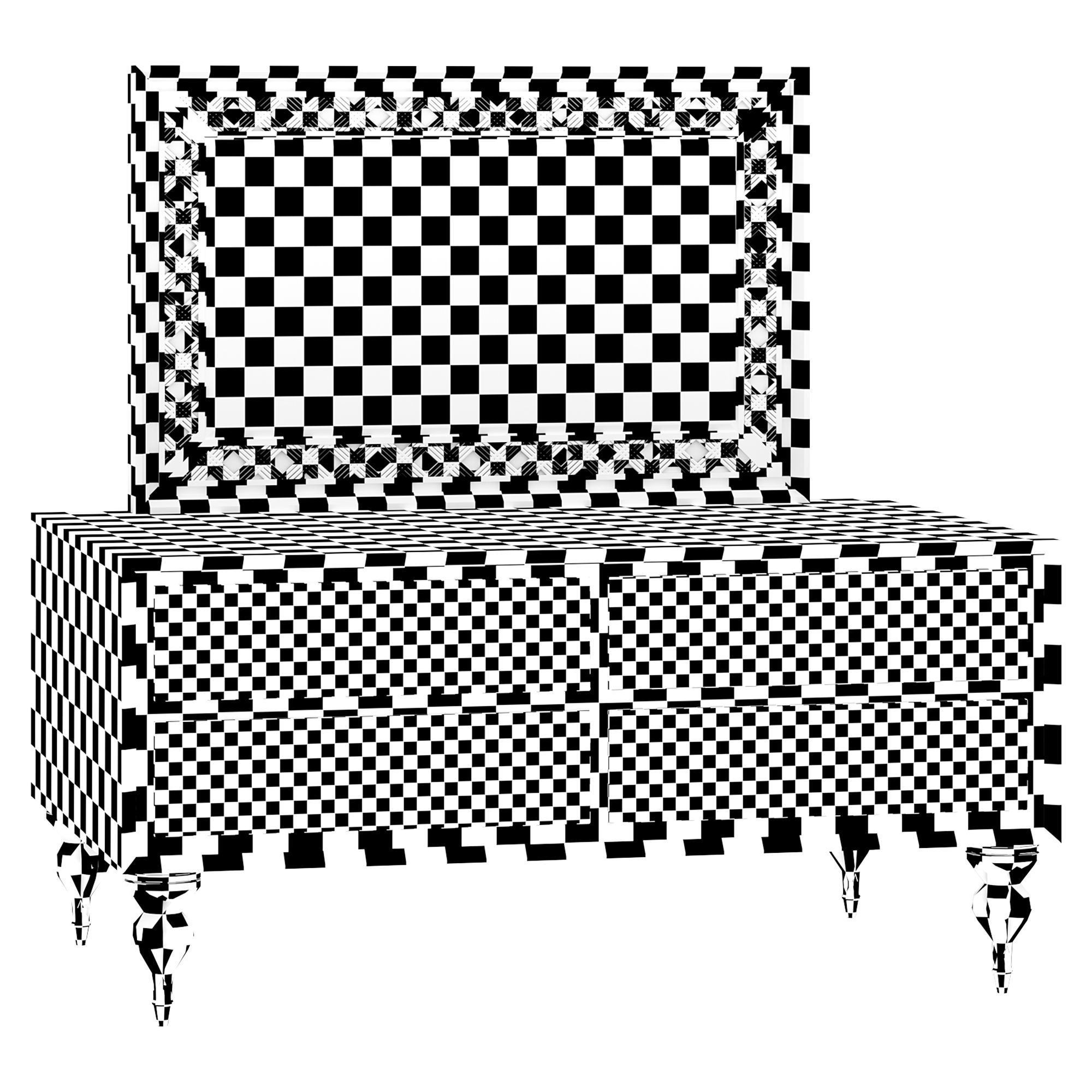 Viola dresser by elve luxury 3D model_4