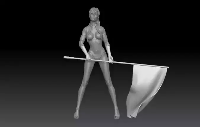 FORMULA ONE GIRL FLAG 4