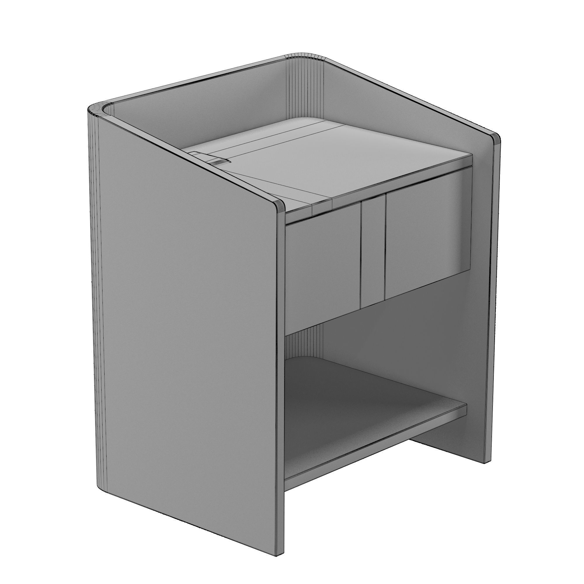Nightstand Lizza 3D model_5