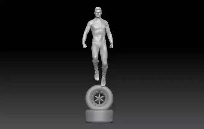 formula one WINNER MAX MAX VERSTAPPEN 3D print model