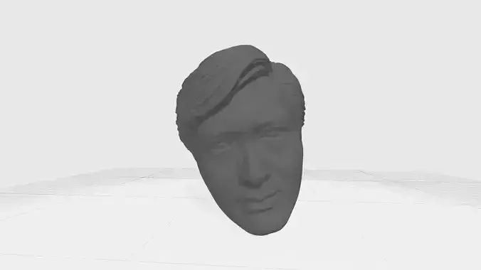 Chow Yun Fat Head 3D Model 3D print model