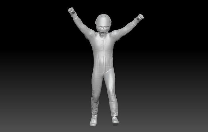 CAR DRIVER FORMULA ONE 1 3D print model