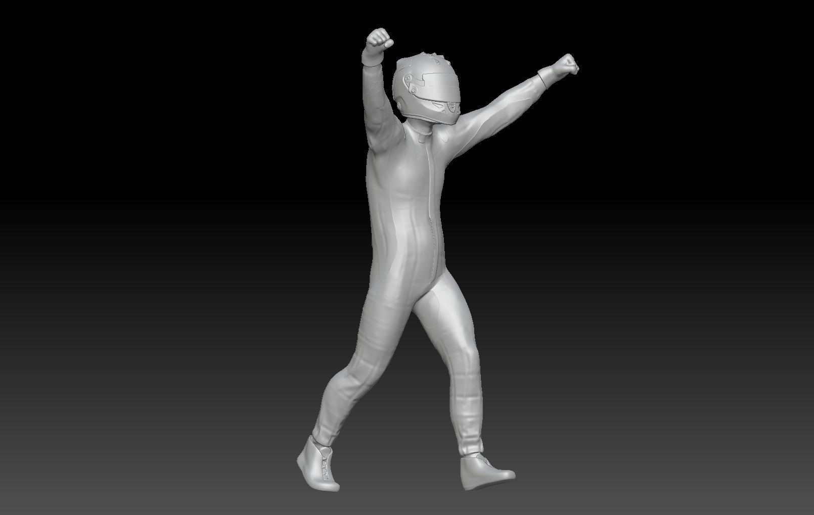 CAR DRIVER FORMULA ONE 1 3D print model_4