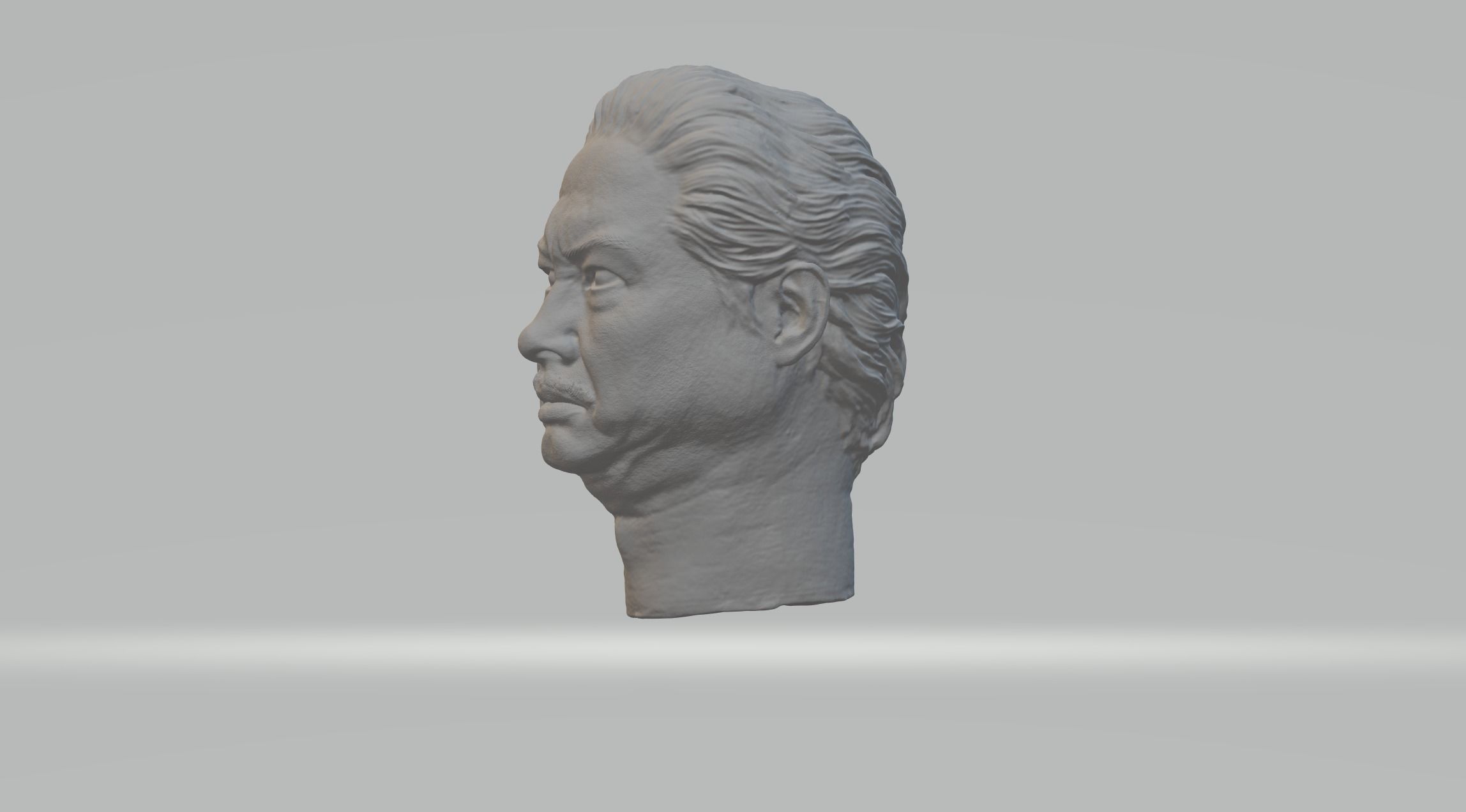 Sammo Hung Head 3D Model 3D print model_1