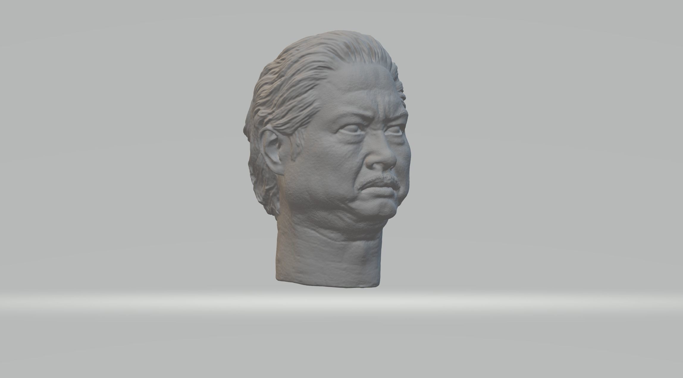 Sammo Hung Head 3D Model 3D print model_3