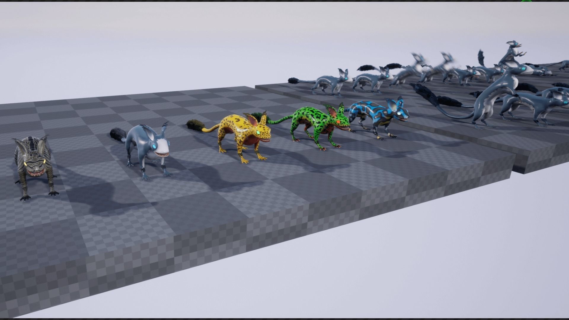 Evil dragon Low-poly 3D model_23